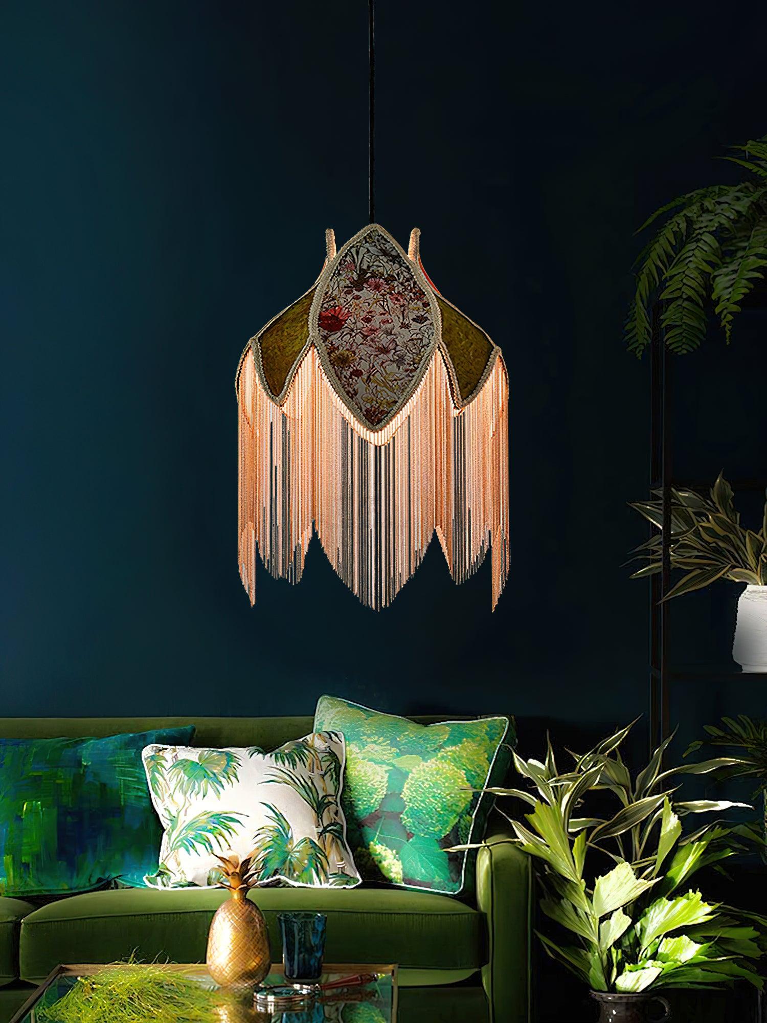 Bette Fringed Pendant Lamp - Letslighting