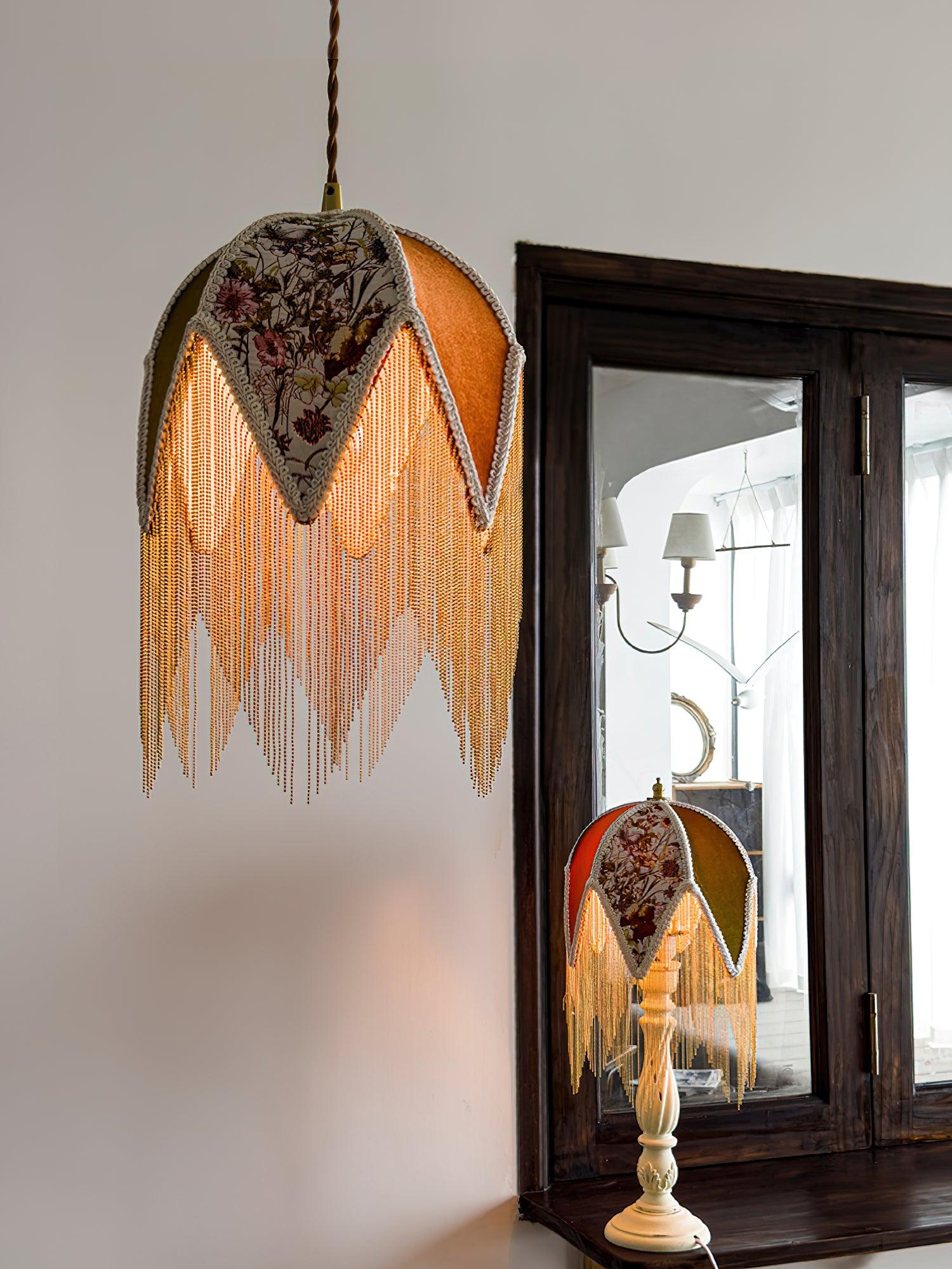 Bette Fringed Pendant Lamp - Letslighting