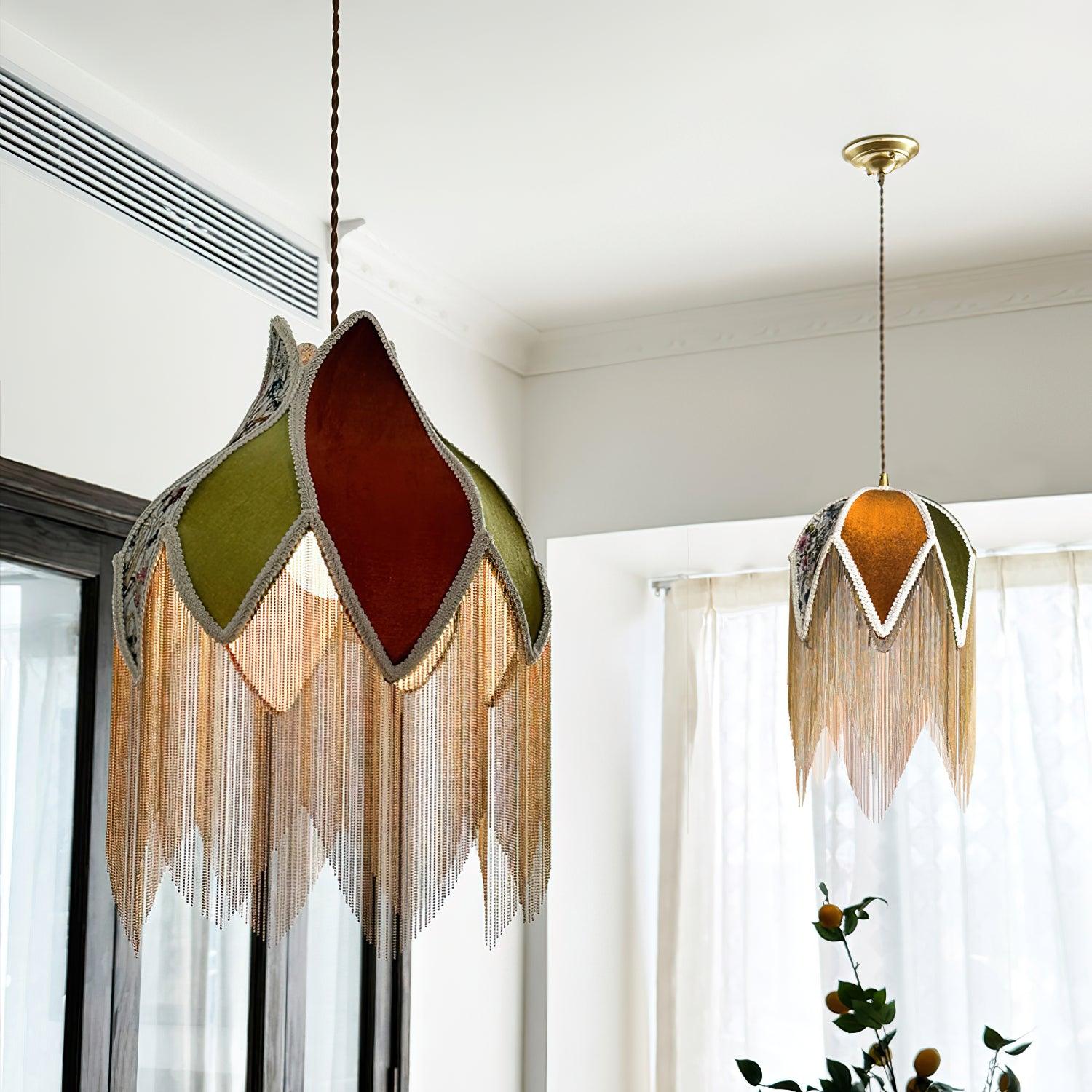 Bette Fringed Pendant Lamp - Letslighting