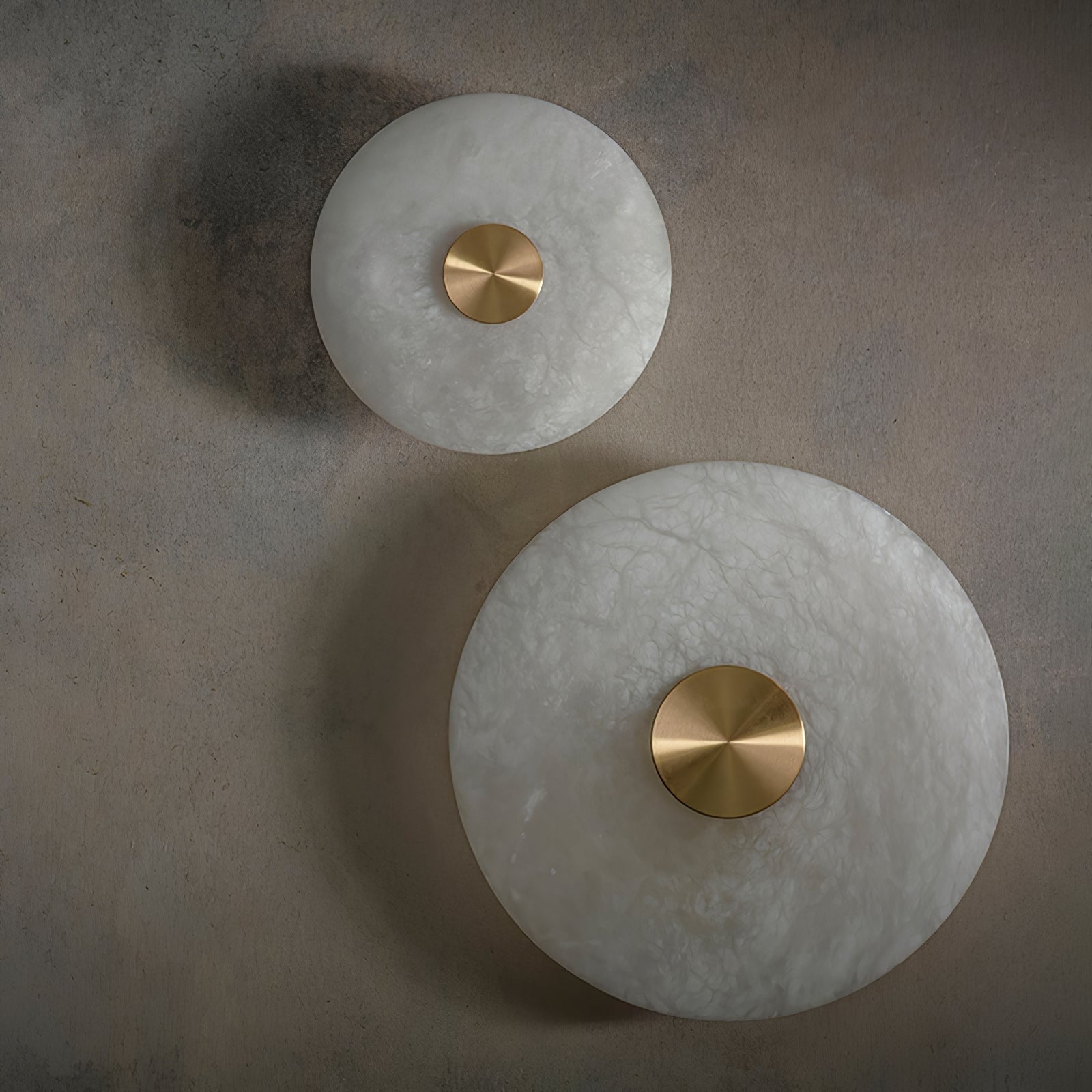 Ildvuvyu Modern Minimalist Alabaster Wall Lamp - Lamp Copper