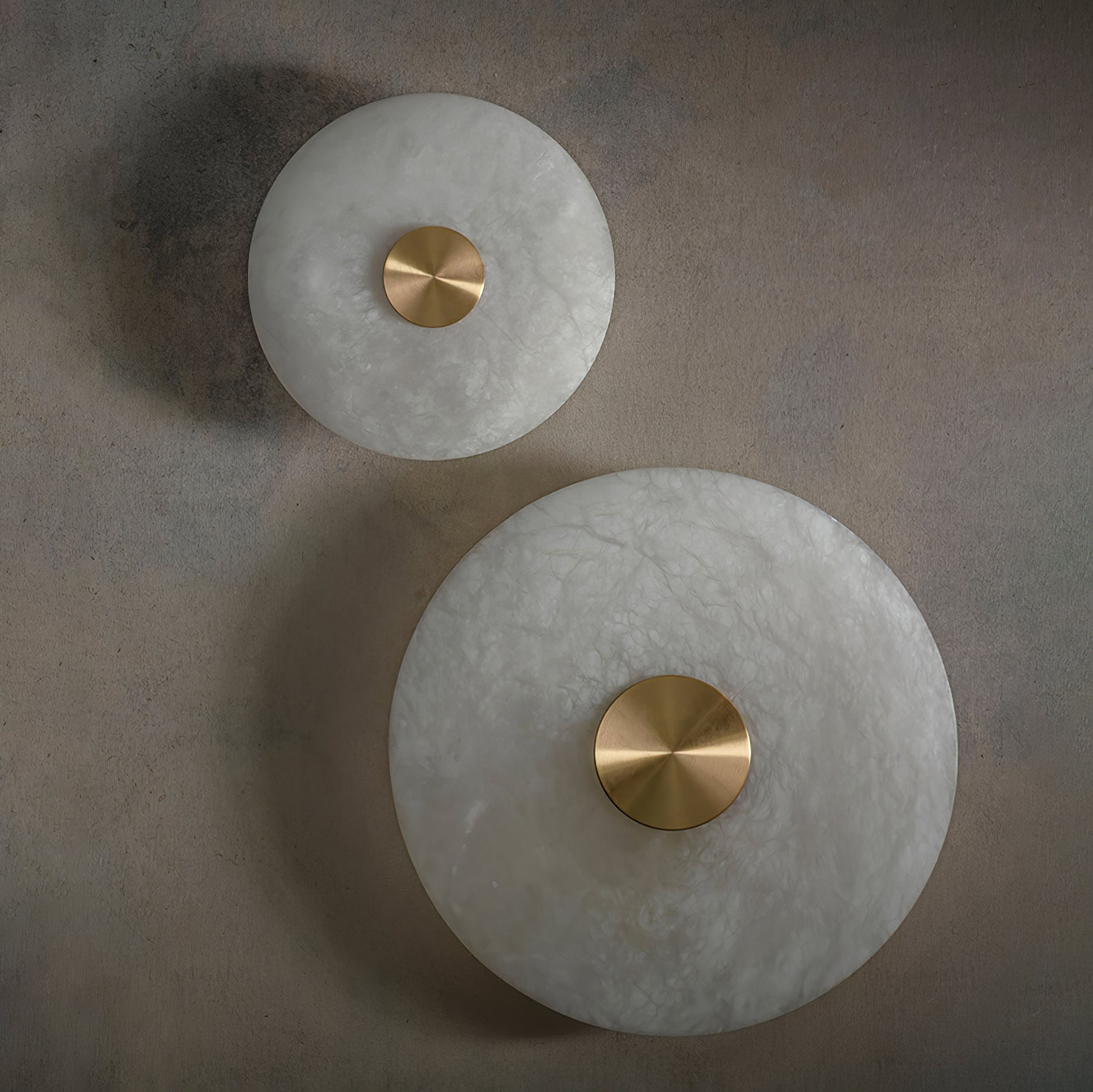 Ildvuvyu Modern Minimalist Alabaster Wall Lamp - Lamp Copper