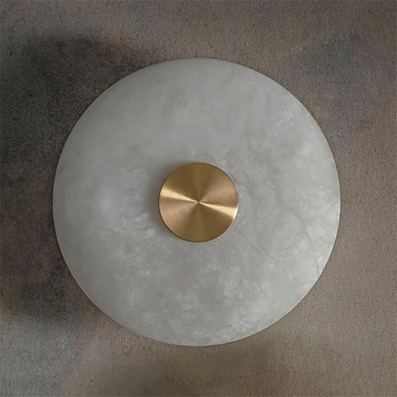 Ildvuvyu Modern Minimalist Alabaster Wall Lamp - Lamp Copper