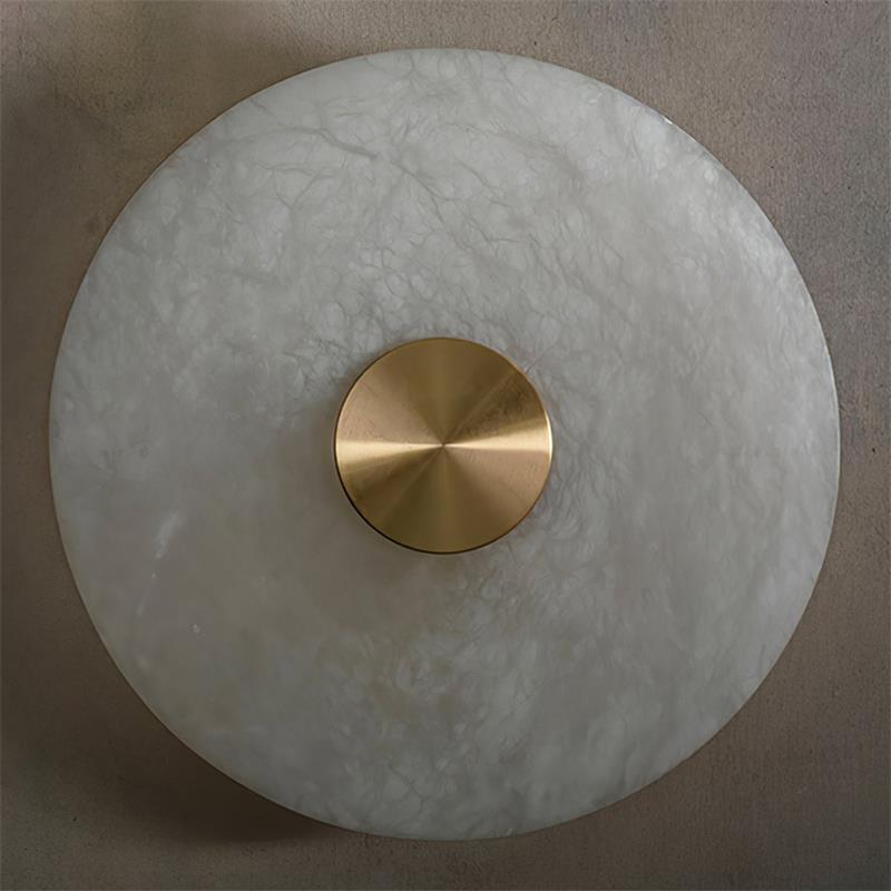 Ildvuvyu Modern Minimalist Alabaster Wall Lamp - Lamp Copper
