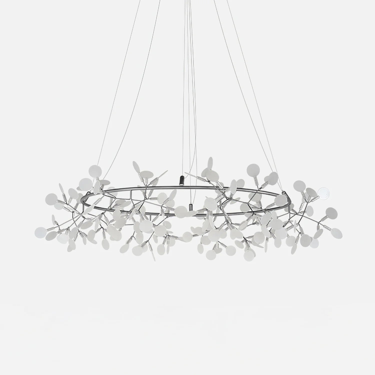 Black Big O Firefly LED Chandelier - Letslighting