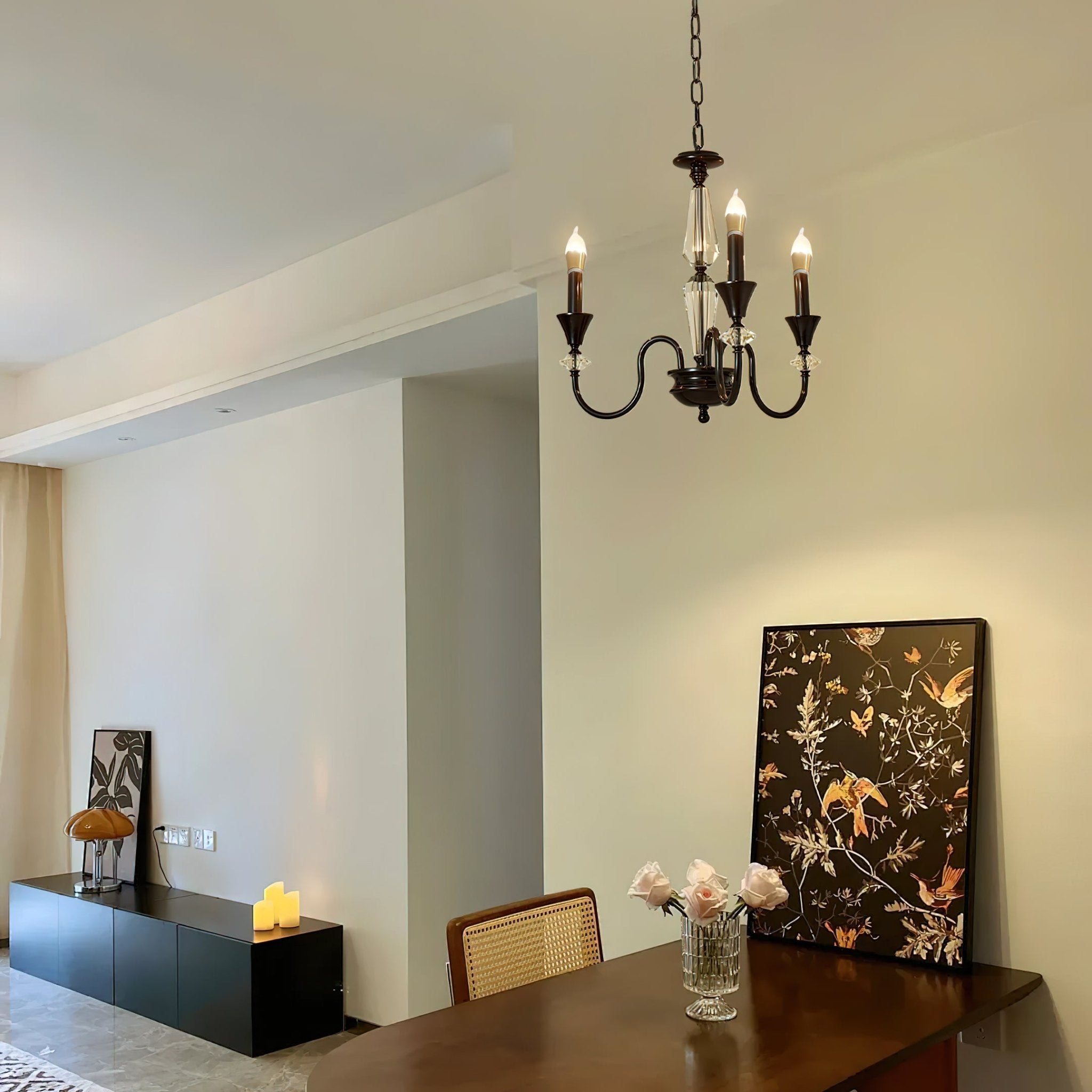 Noir Candelabra Chandelier - Letslighting