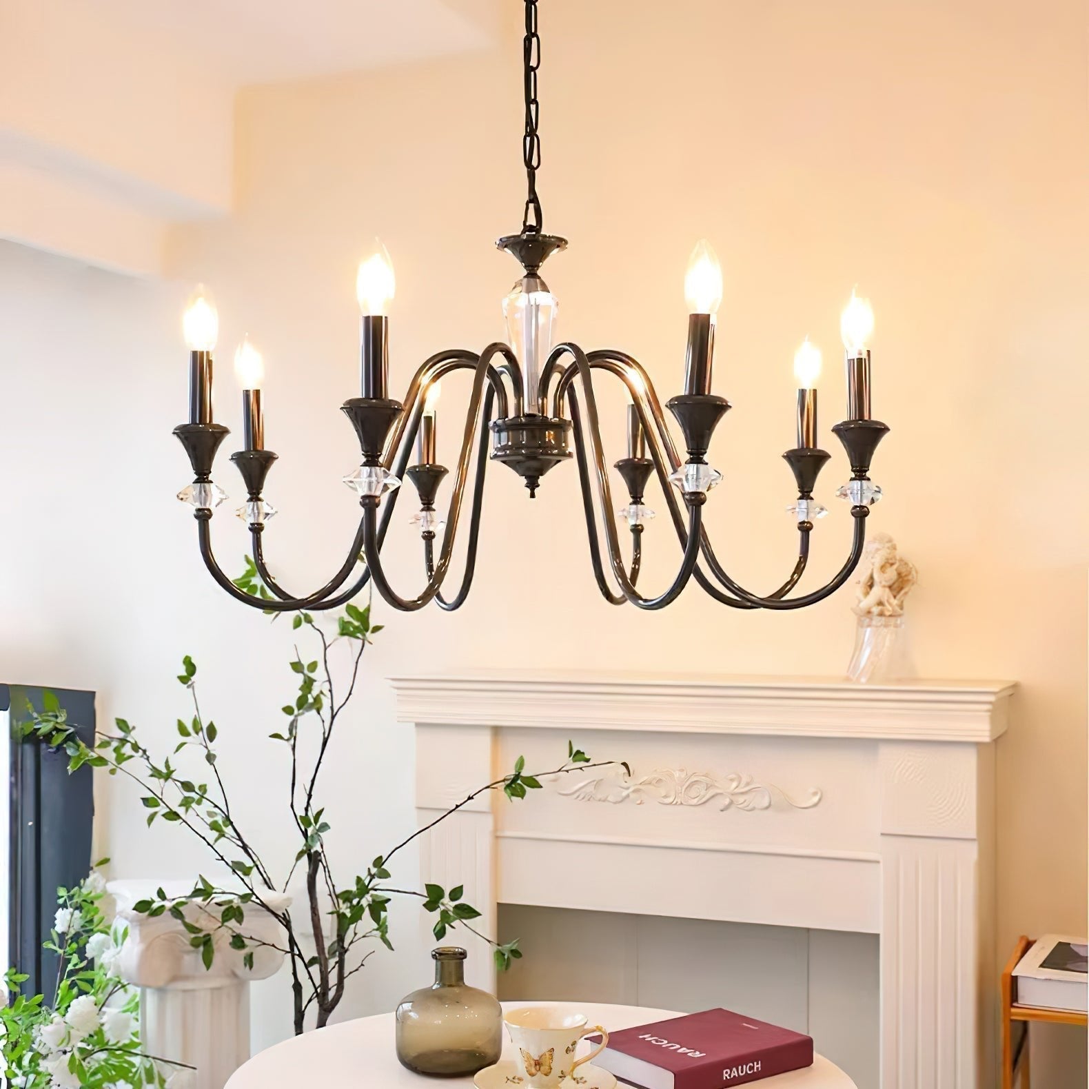 Noir Candelabra Chandelier - Letslighting