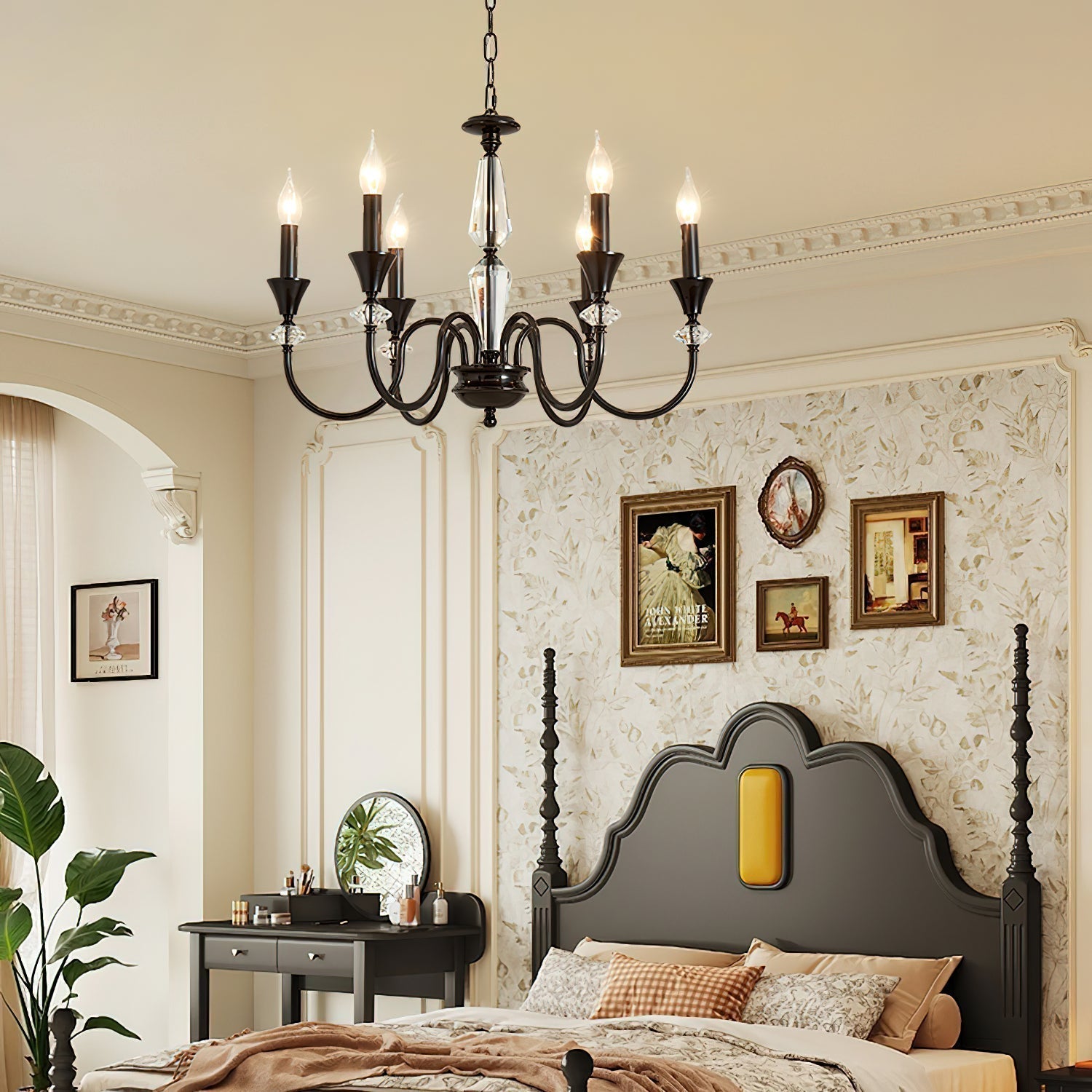 Noir Candelabra Chandelier - Letslighting