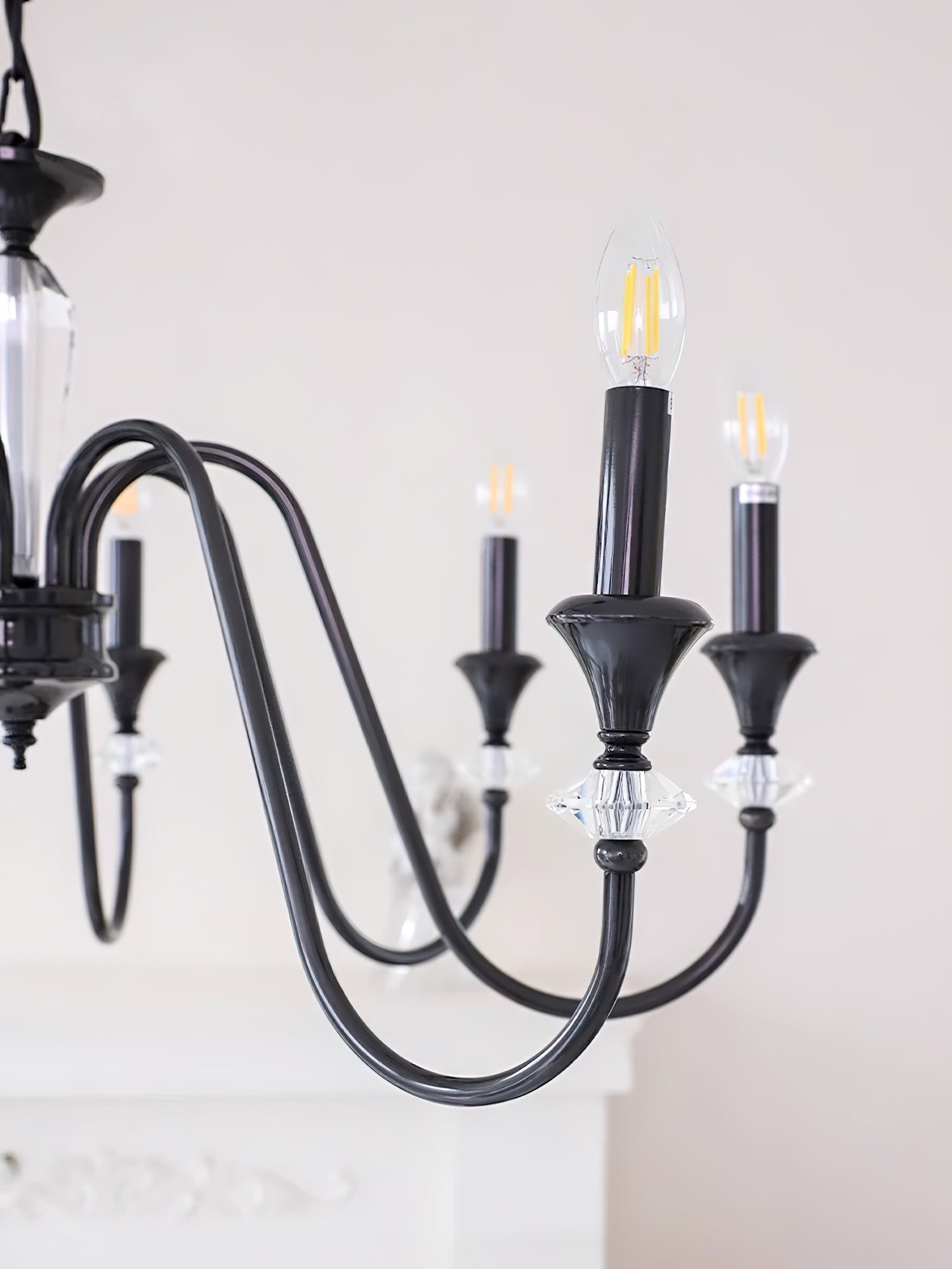 Noir Candelabra Chandelier - Letslighting