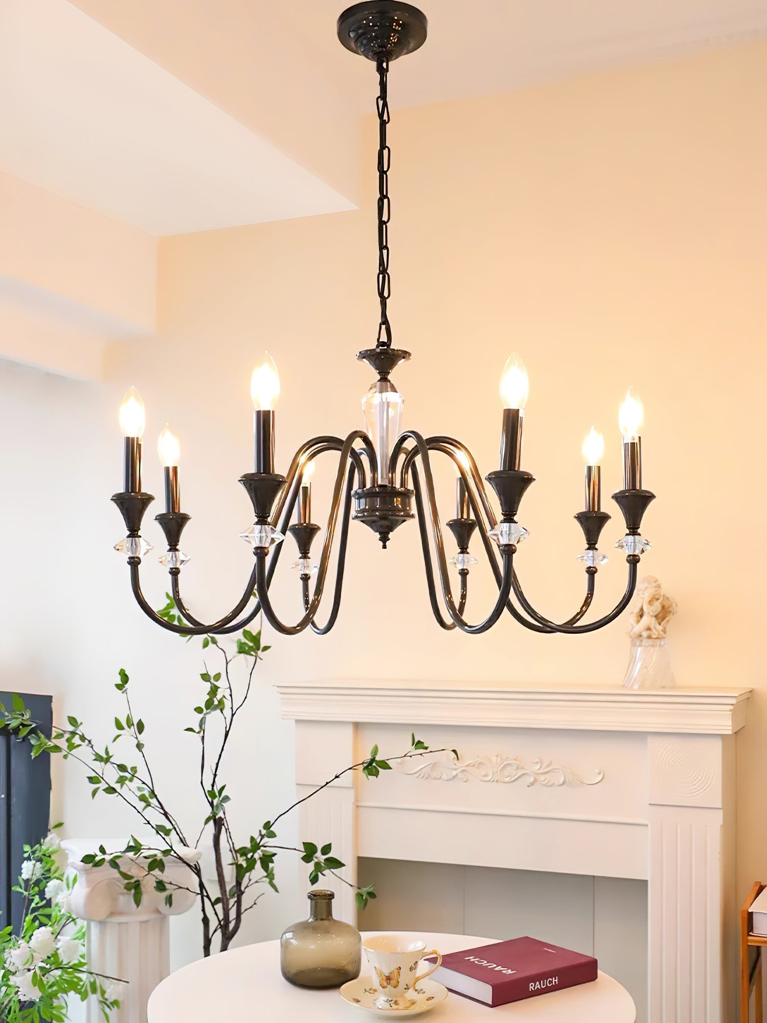 Noir Candelabra Chandelier - Letslighting