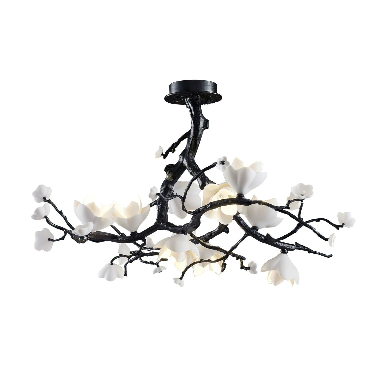 Black Copper Tree Chandelier - Letslighting