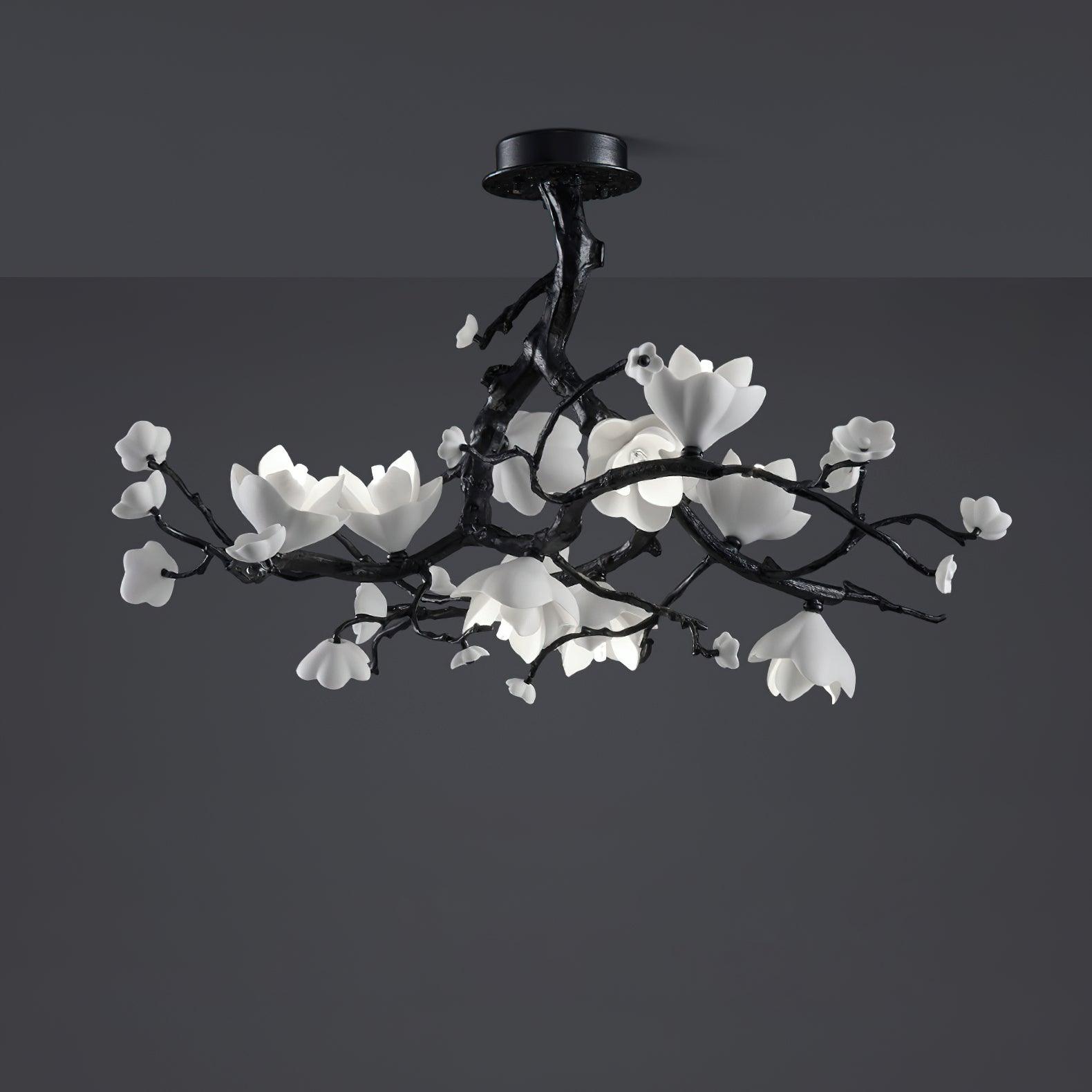 Black Copper Tree Chandelier - Letslighting