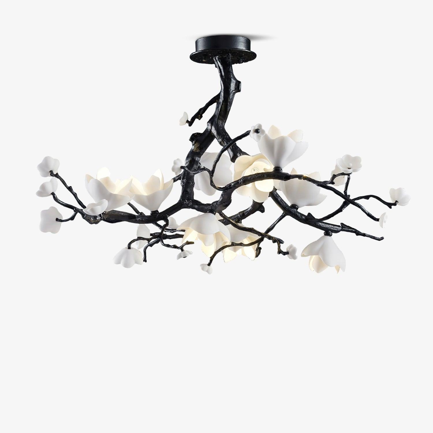 Black Copper Tree Chandelier - Letslighting