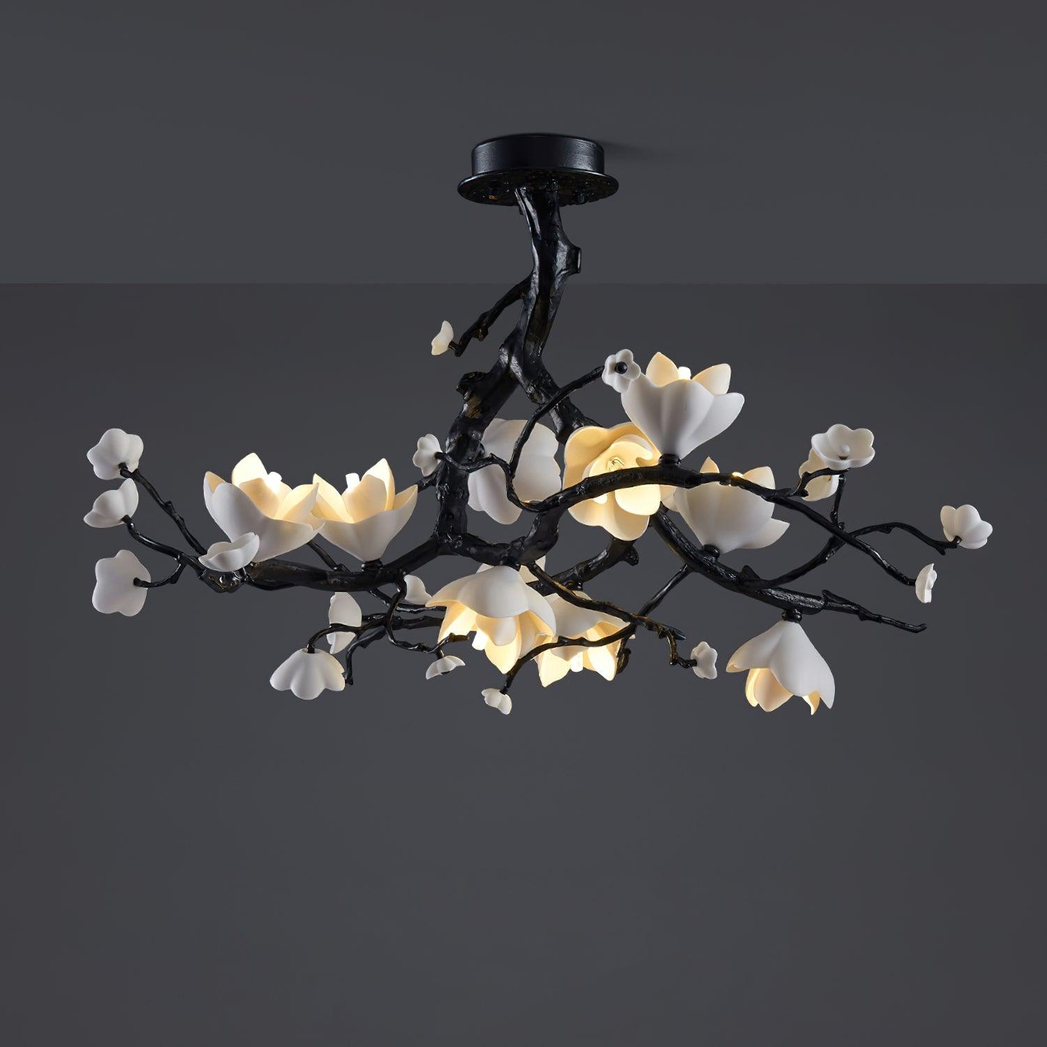 Black Copper Tree Chandelier - Letslighting