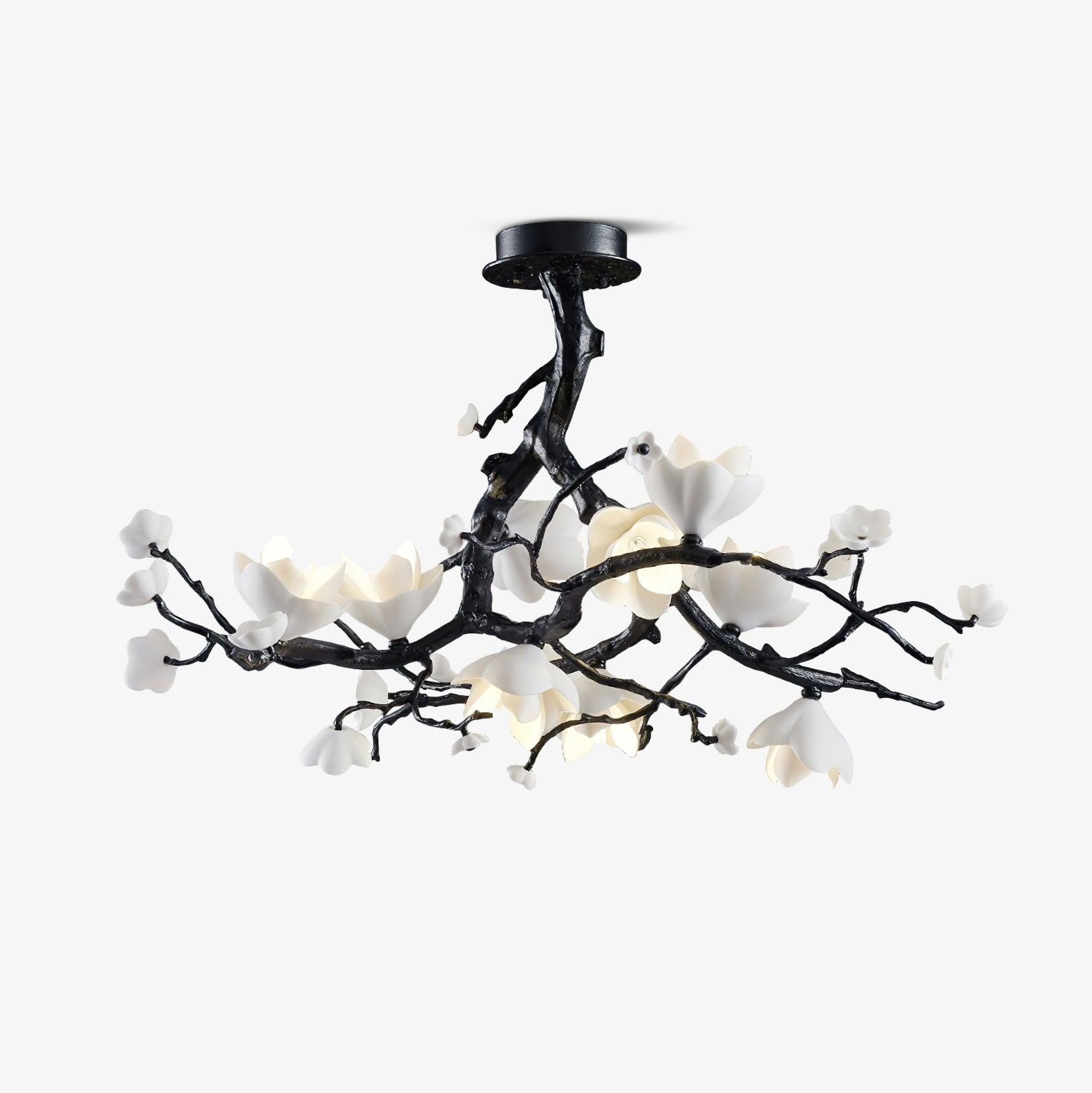 Black Copper Tree Chandelier - Letslighting