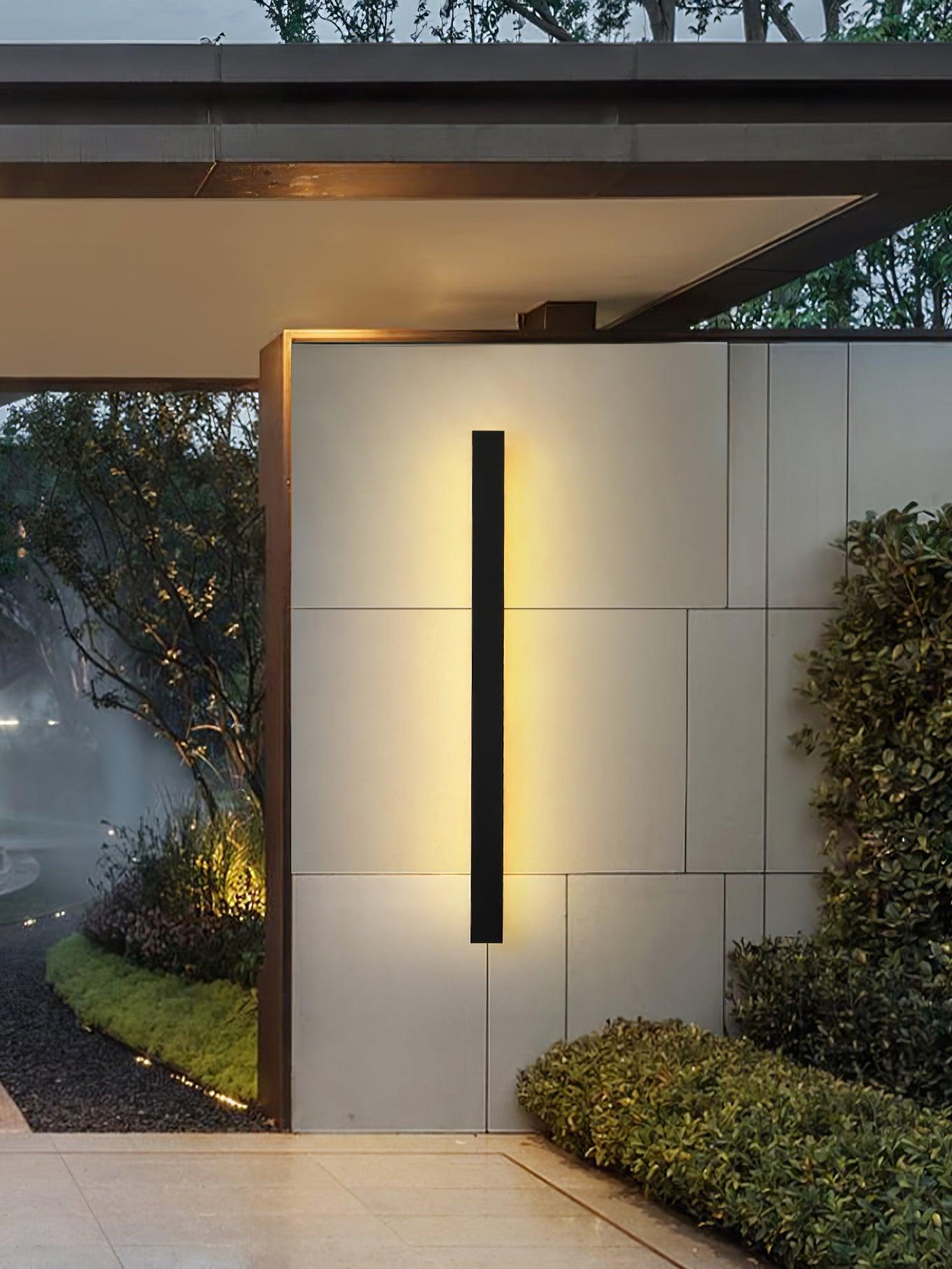 Long Strip Solar Outdoor Sconce - Letslighting
