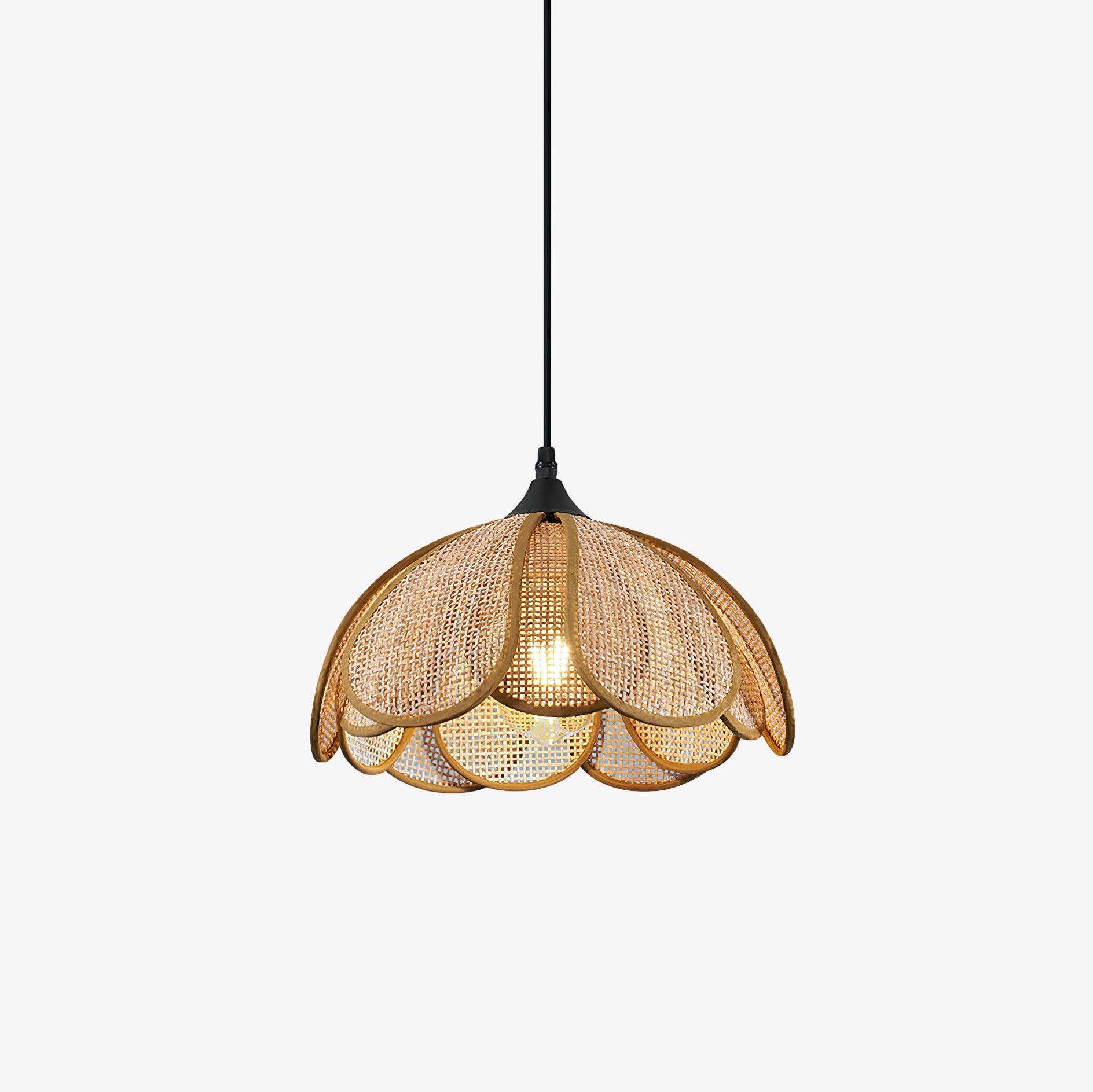 Bloom Rattan Pendant Lamp - Letslighting