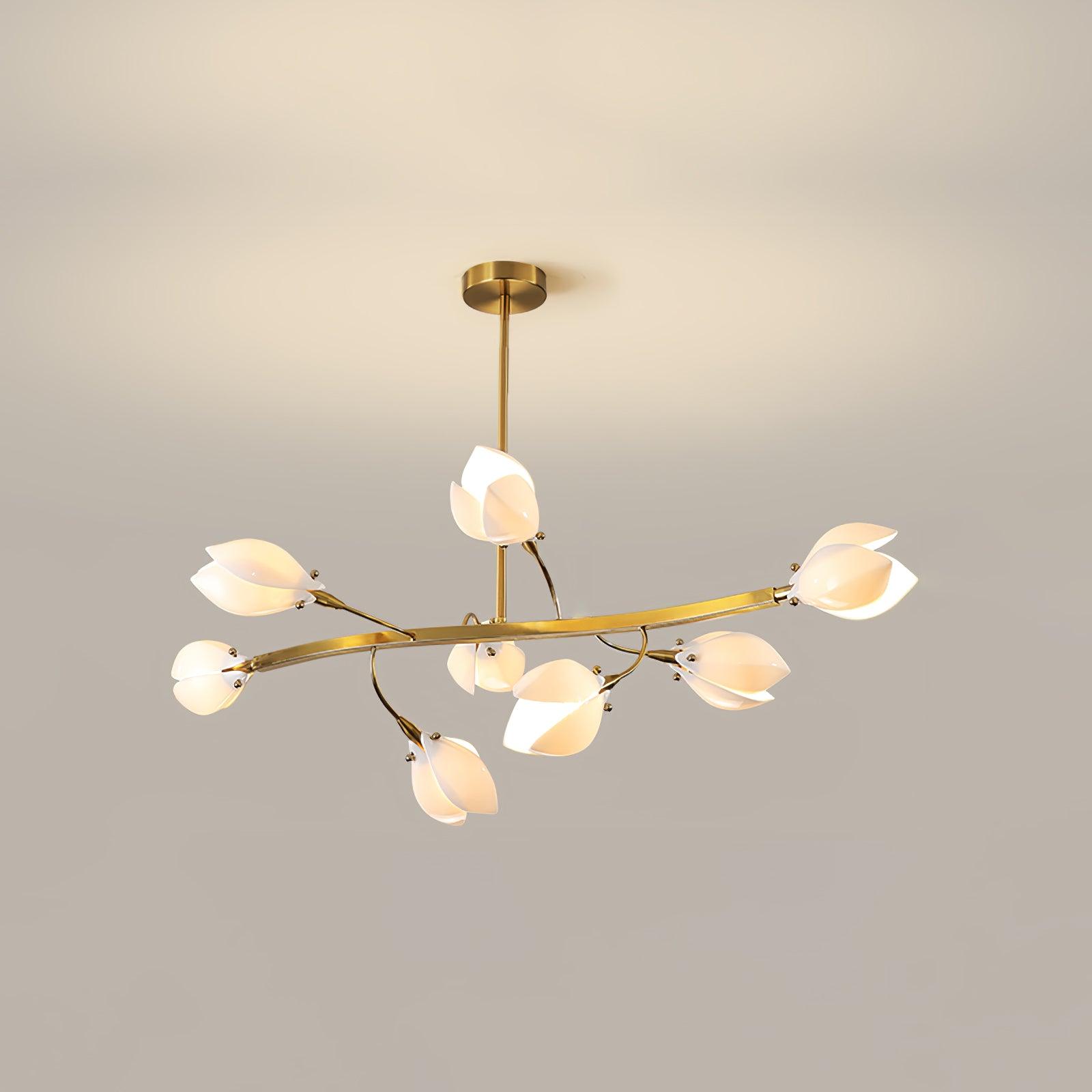 Porcelain Magnolia Chandelier - Letslighting
