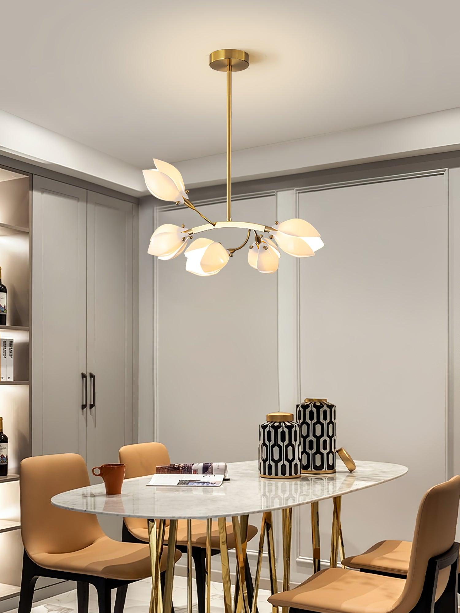 Porcelain Magnolia Chandelier - Letslighting