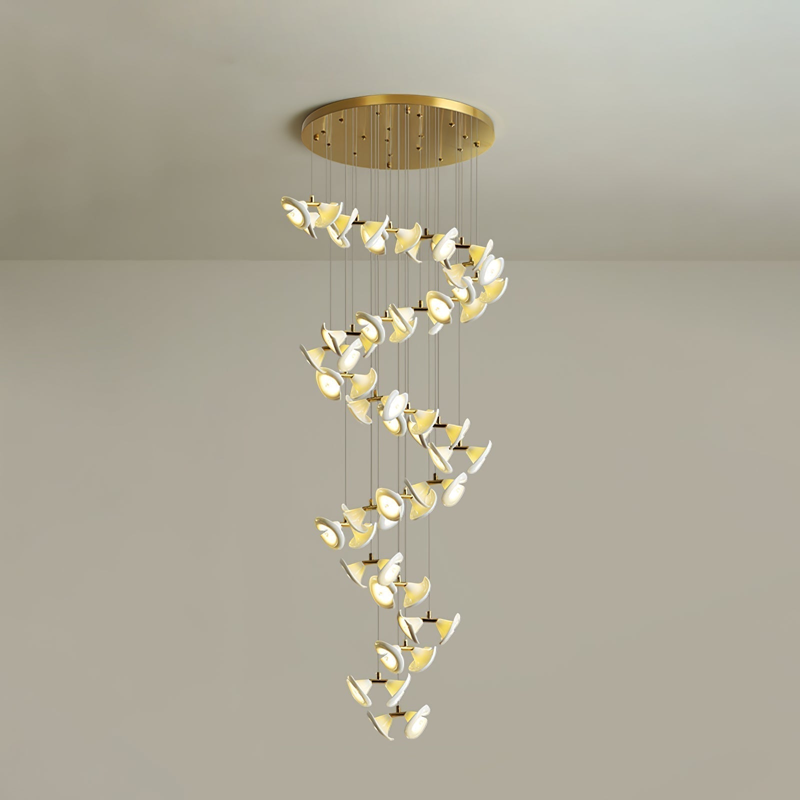 Ernoreth Art Deco Ceramic Chandelier - Letslighting