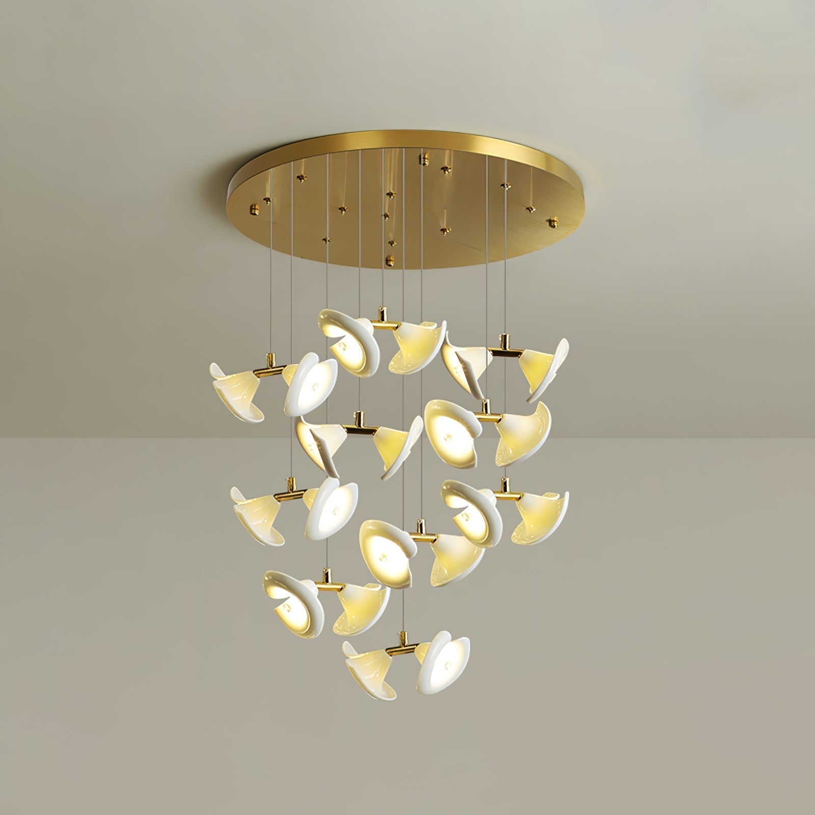 Ernoreth Art Deco Ceramic Chandelier - Letslighting