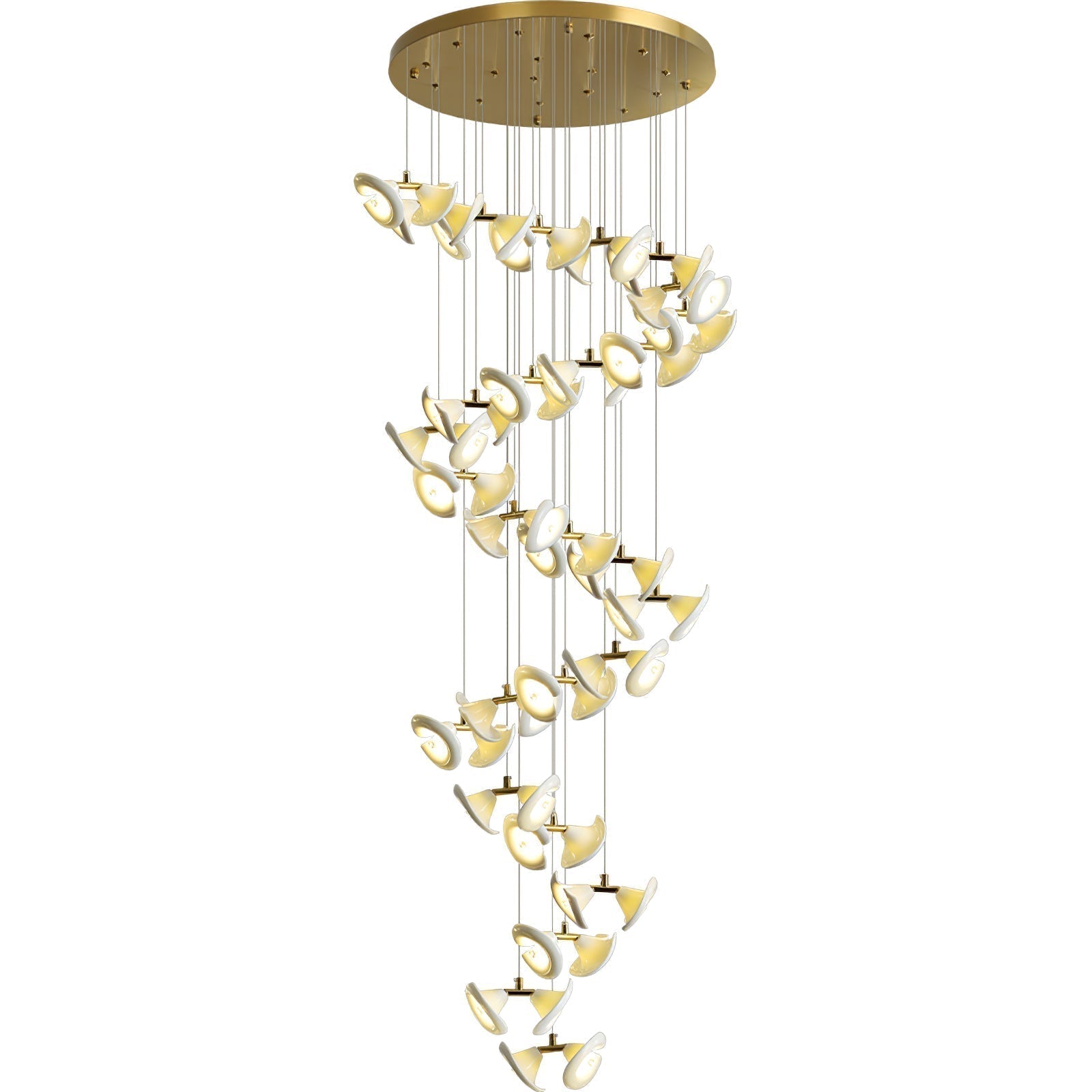 Ernoreth Art Deco Ceramic Chandelier - Letslighting