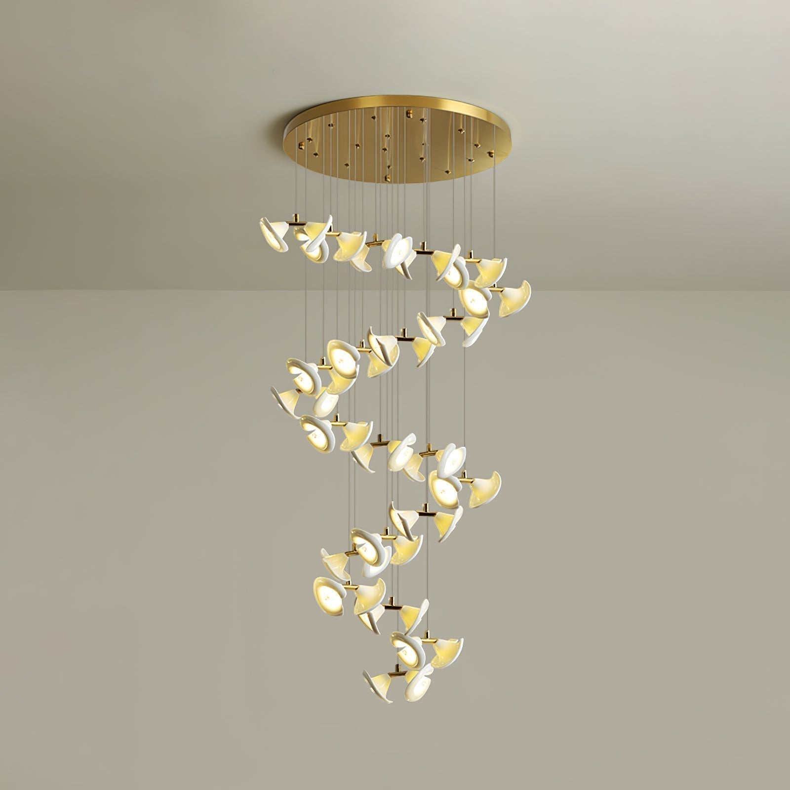 Ernoreth Art Deco Ceramic Chandelier - Letslighting
