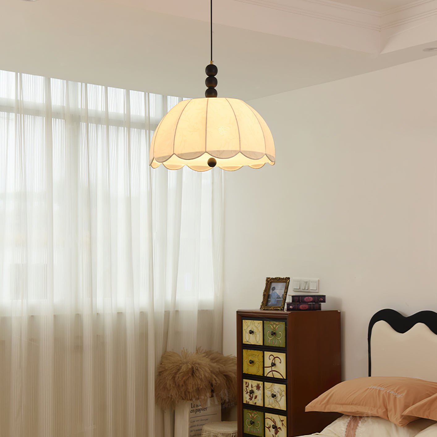 Blossom Fabric Pendant Light - Letslighting