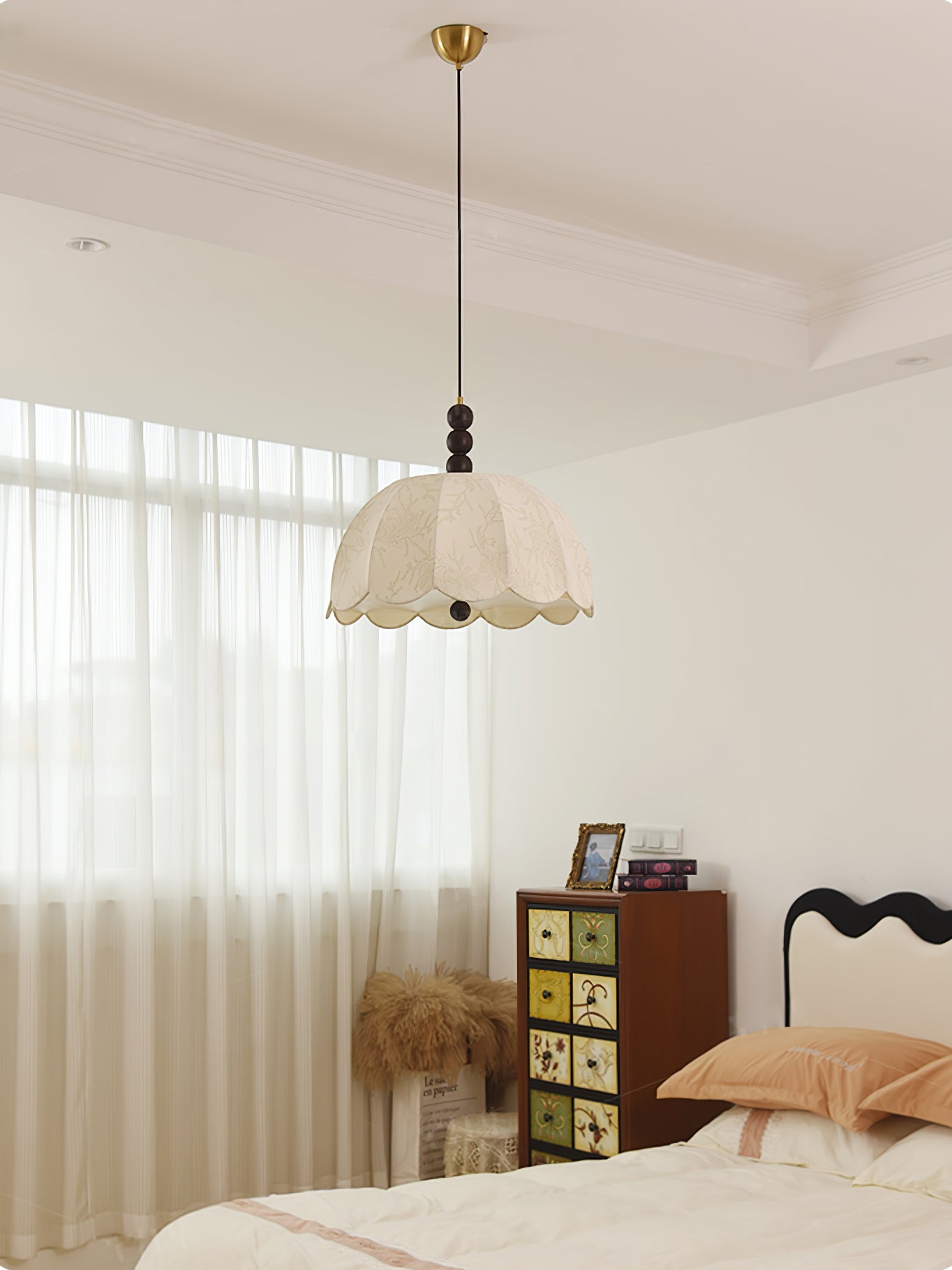 Blossom Fabric Pendant Light - Letslighting