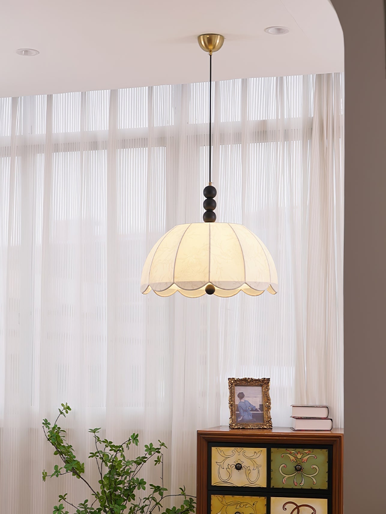 Blossom Fabric Pendant Light - Letslighting