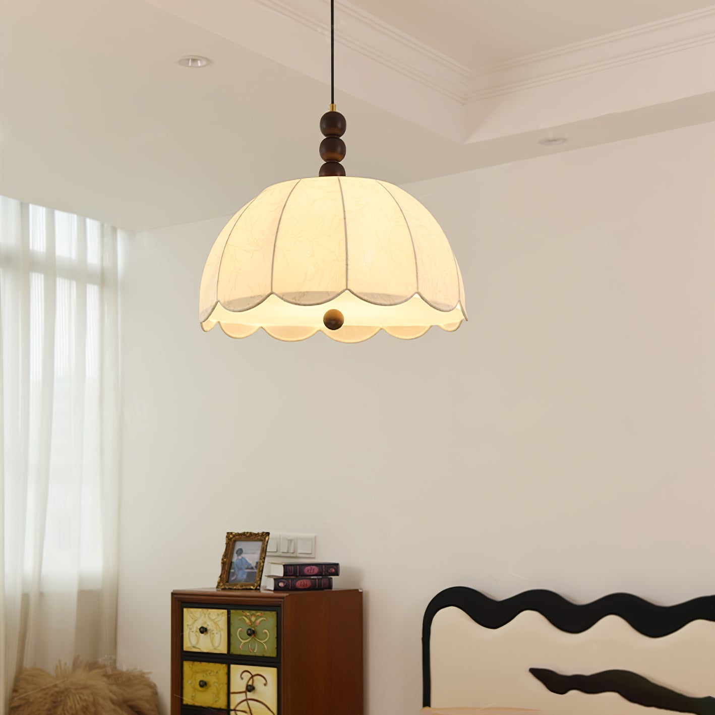 Blossom Fabric Pendant Light - Letslighting