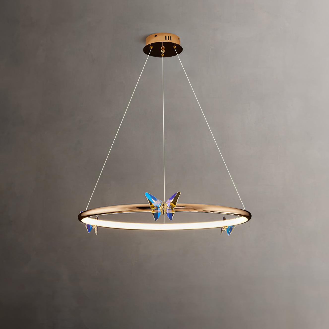Blue Butterfly Chandelier - Letslighting