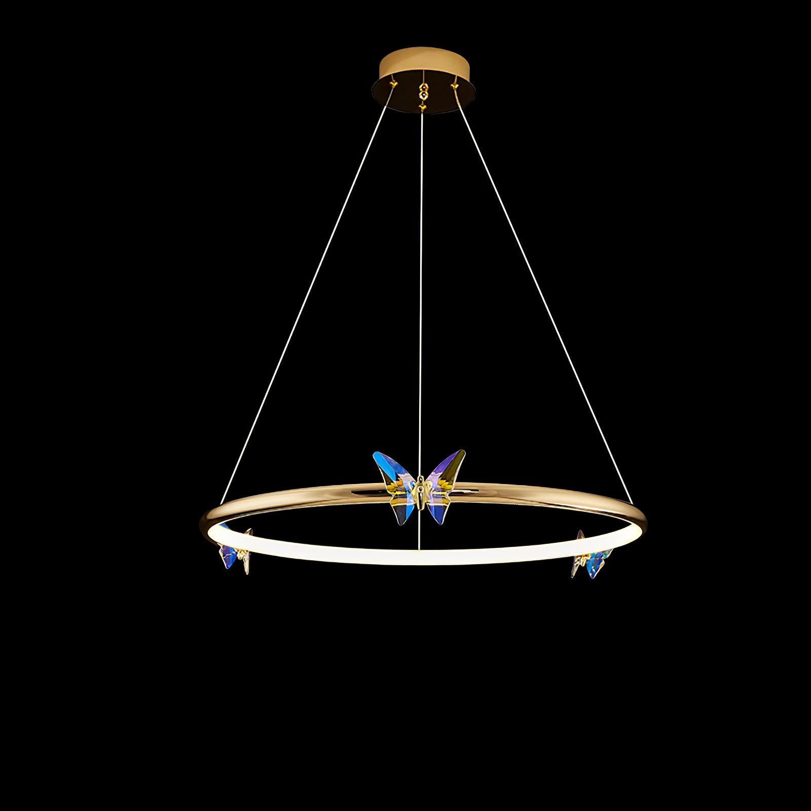 Blue Butterfly Chandelier - Letslighting