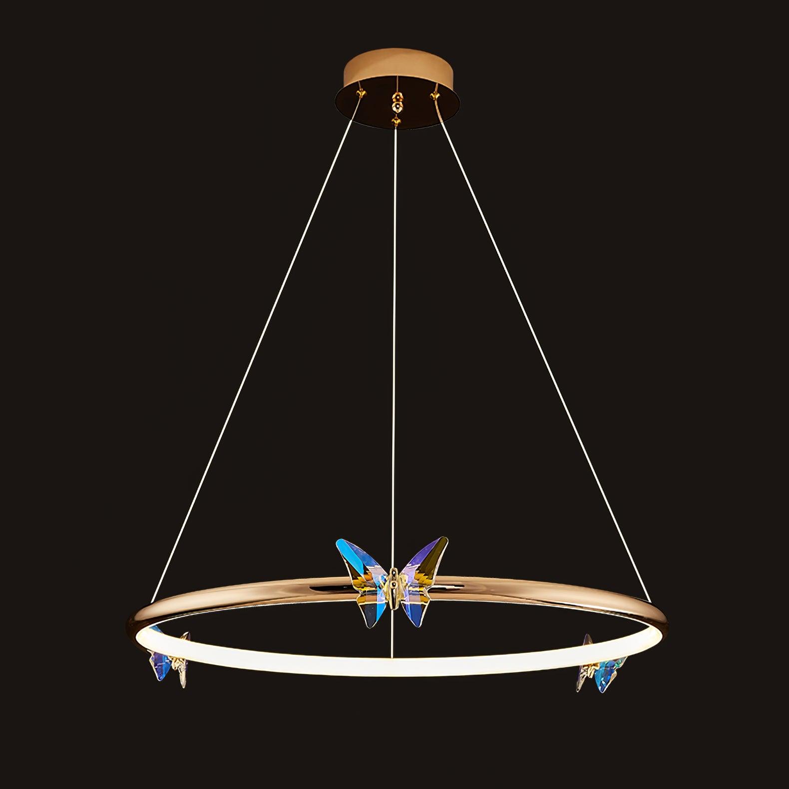 Blue Butterfly Chandelier - Letslighting