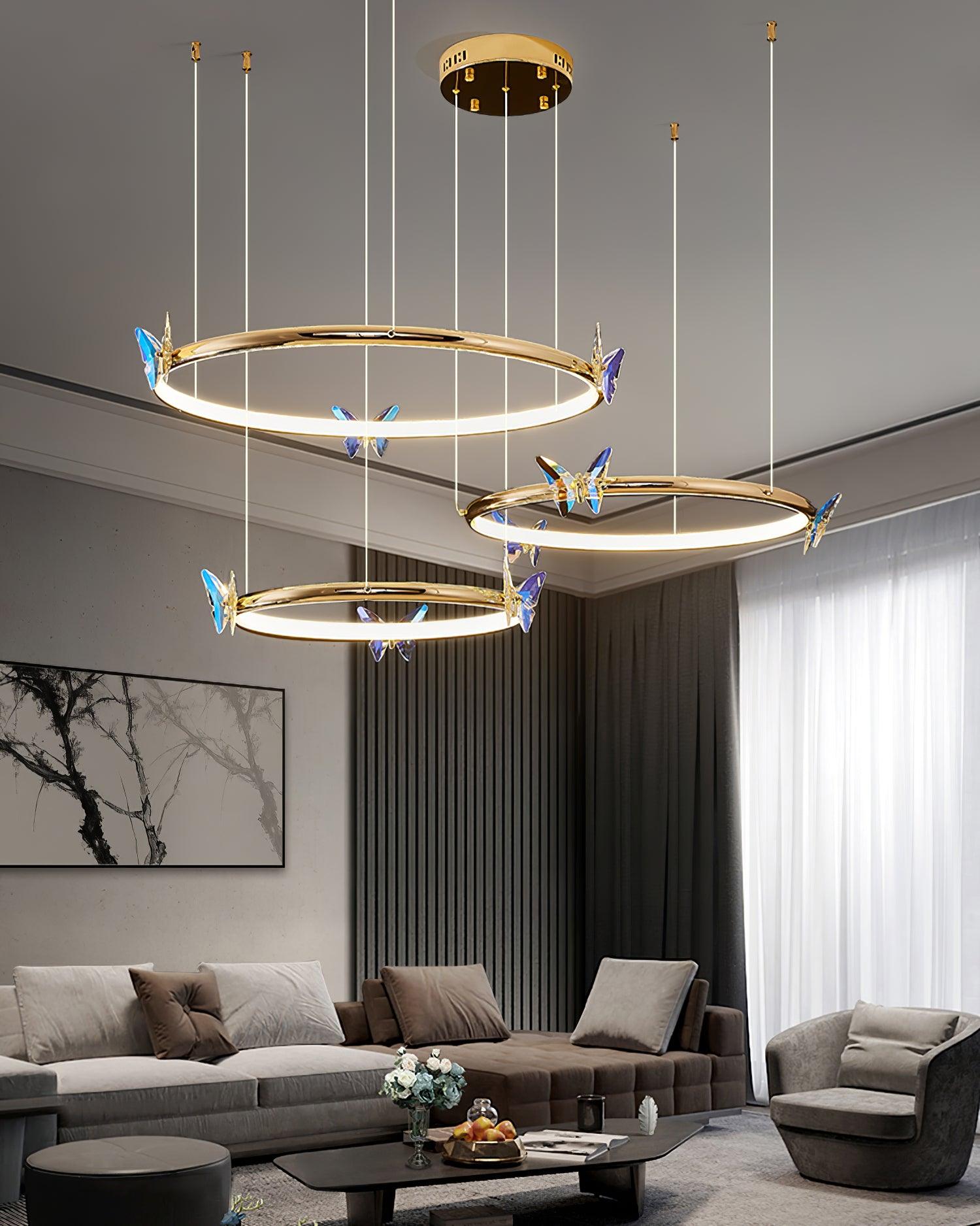 Blue Butterfly Chandelier - Letslighting