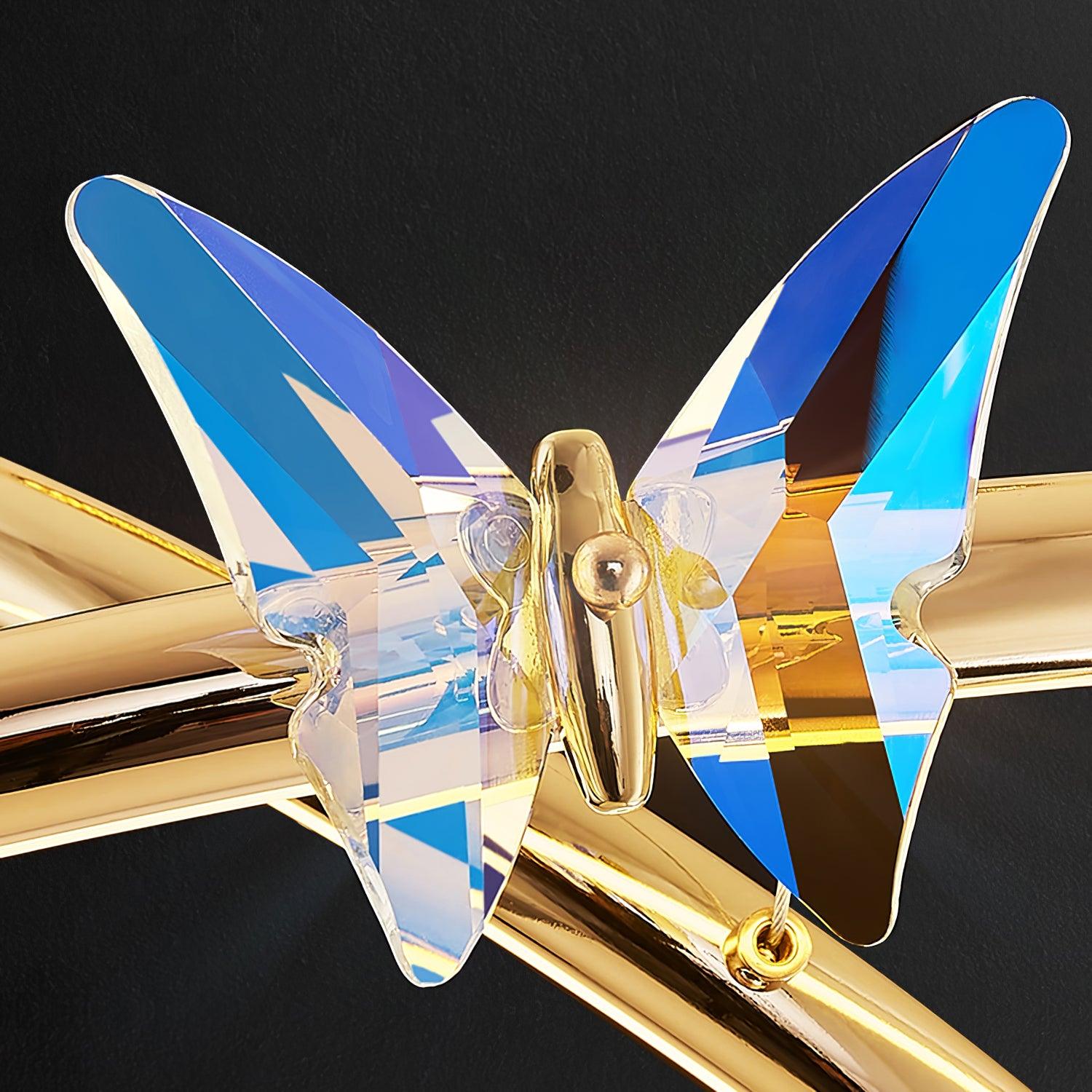 Blue Butterfly Chandelier - Letslighting