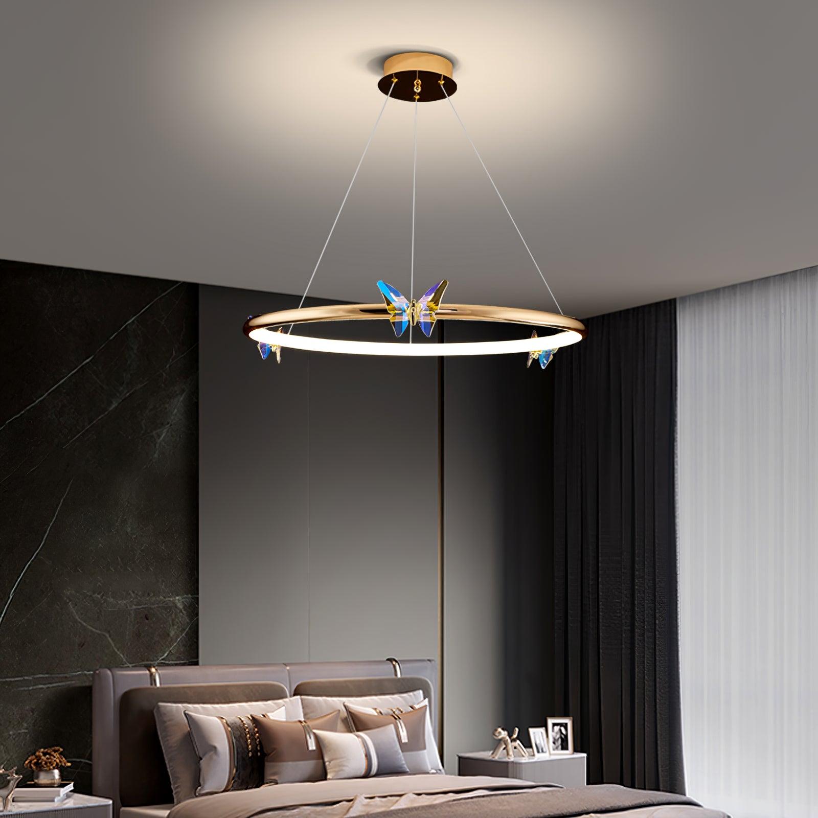 Blue Butterfly Chandelier - Letslighting
