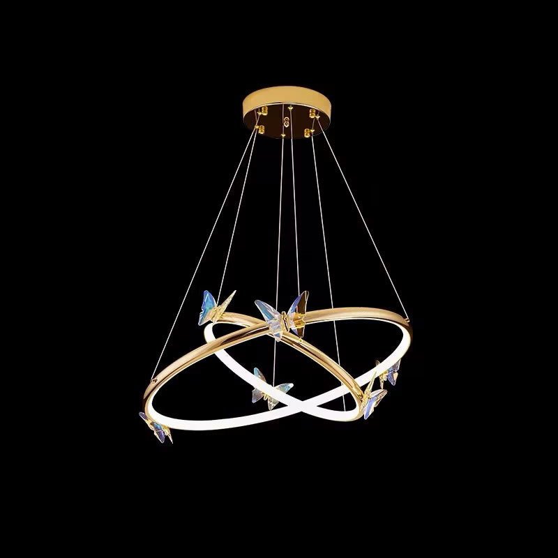 Blue Butterfly Chandelier - Letslighting