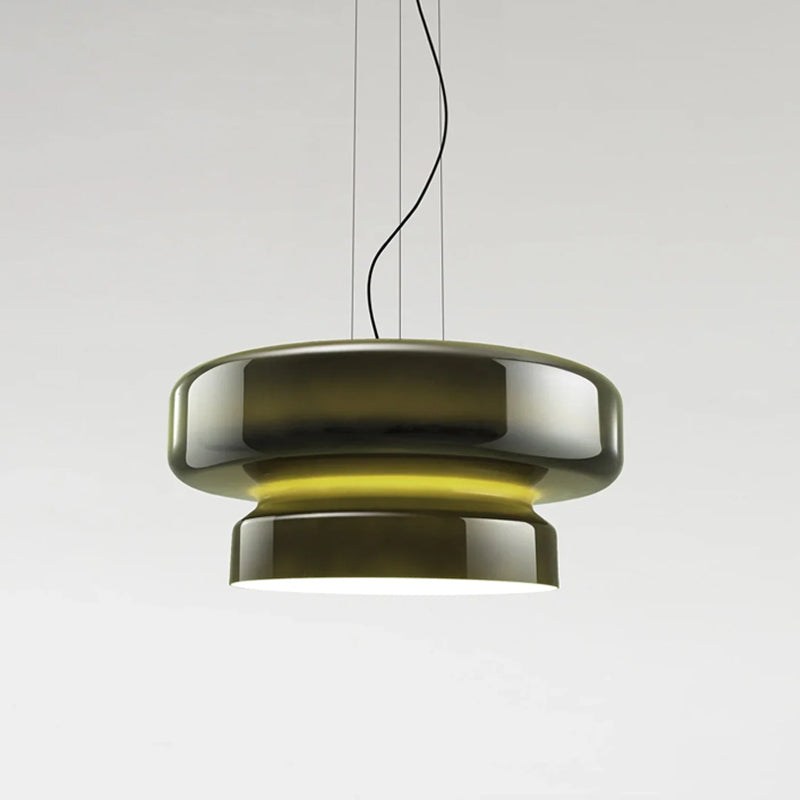 Xenuvyj Modern Minimalist Metal Glass Pendant Lamp - Lamp Copper