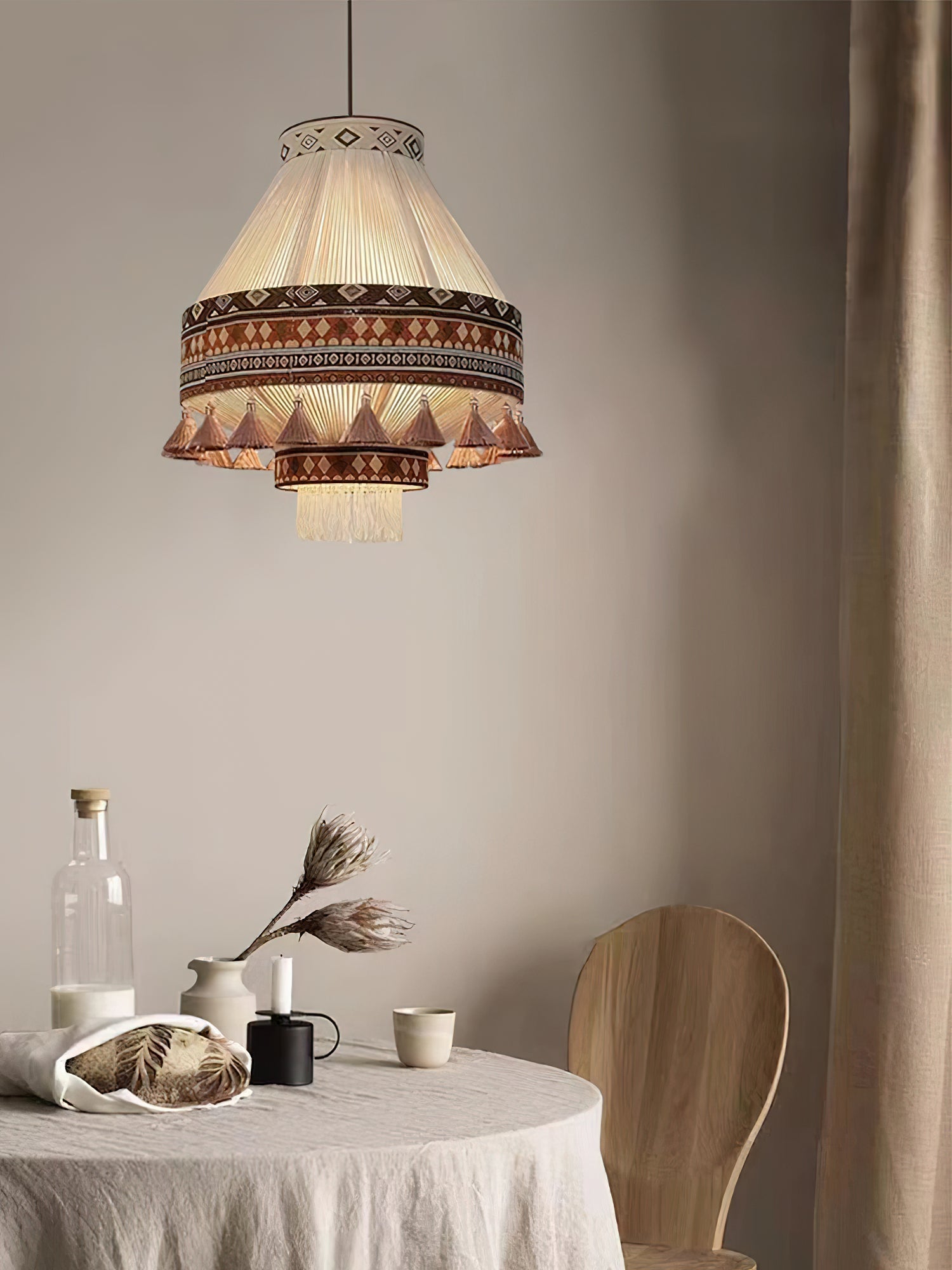 Bohemian Fringe Pendant Lamp - Letslighting