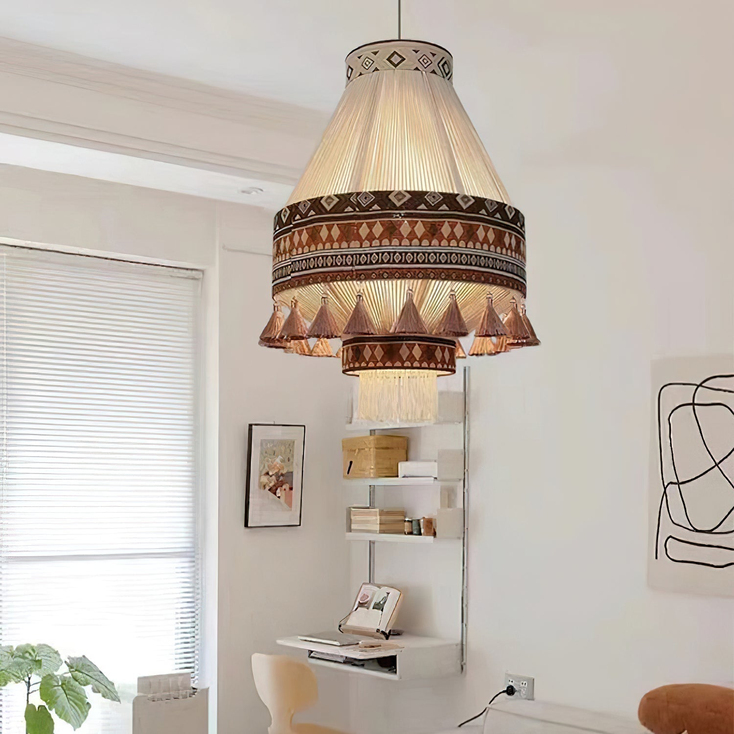 Bohemian Fringe Pendant Lamp - Letslighting