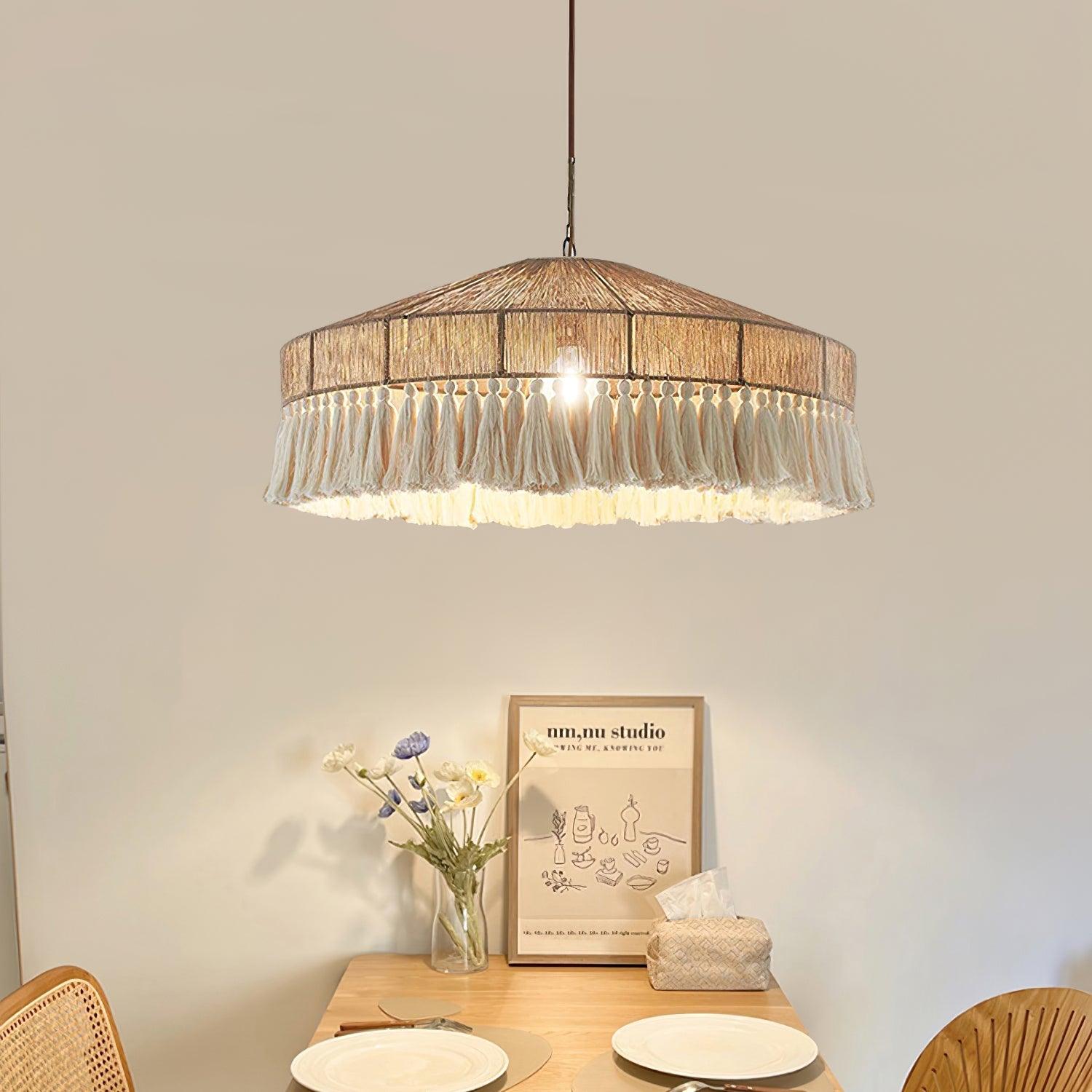 Vorenth Hemp Rope Pendant Light - Letslighting