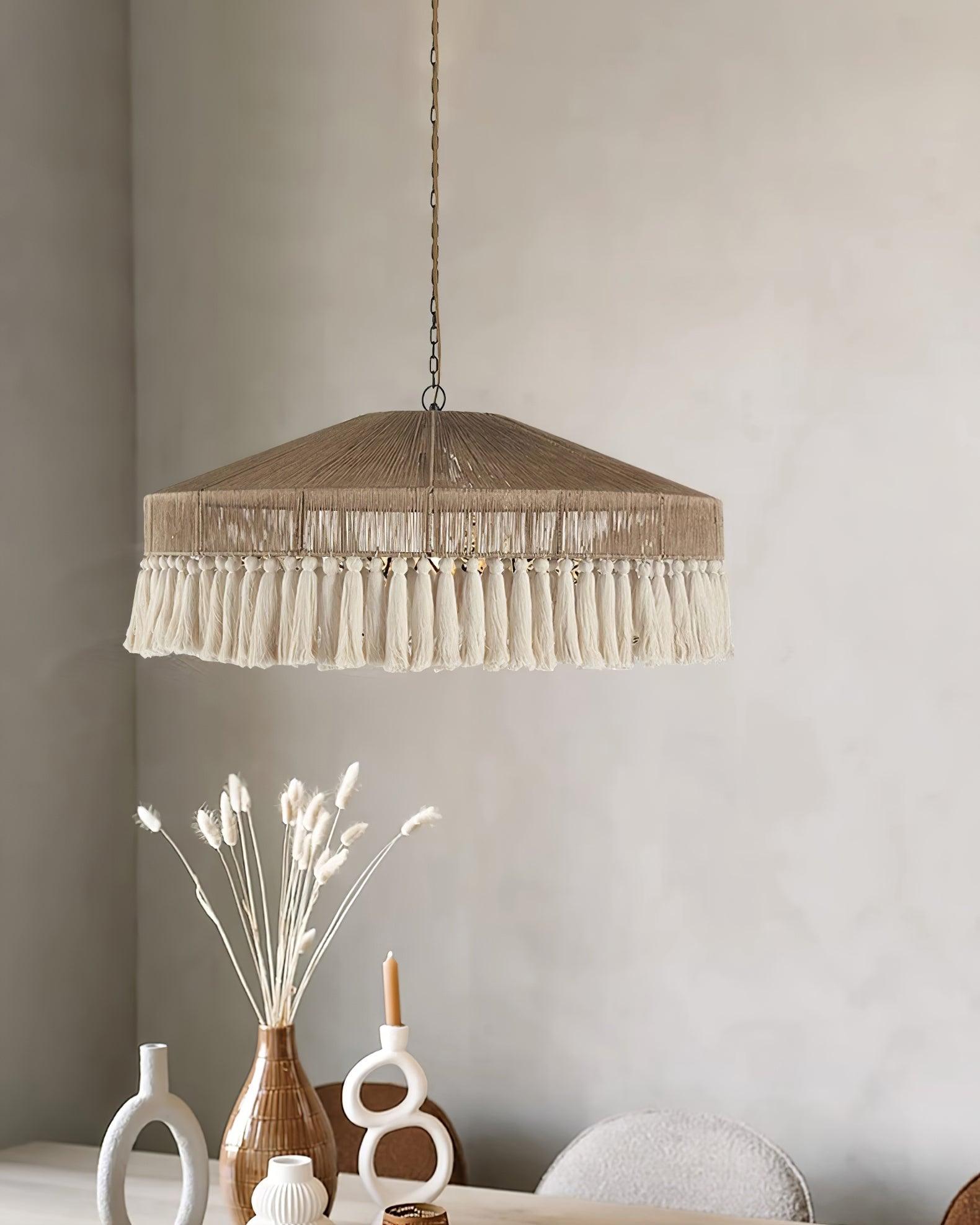 Vorenth Hemp Rope Pendant Light - Letslighting