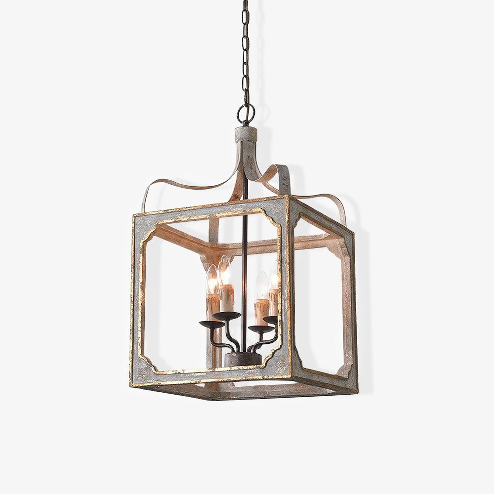 Boho Rustic Cube Chandelier - Letslighting