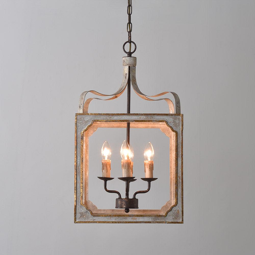 Boho Rustic Cube Chandelier - Letslighting