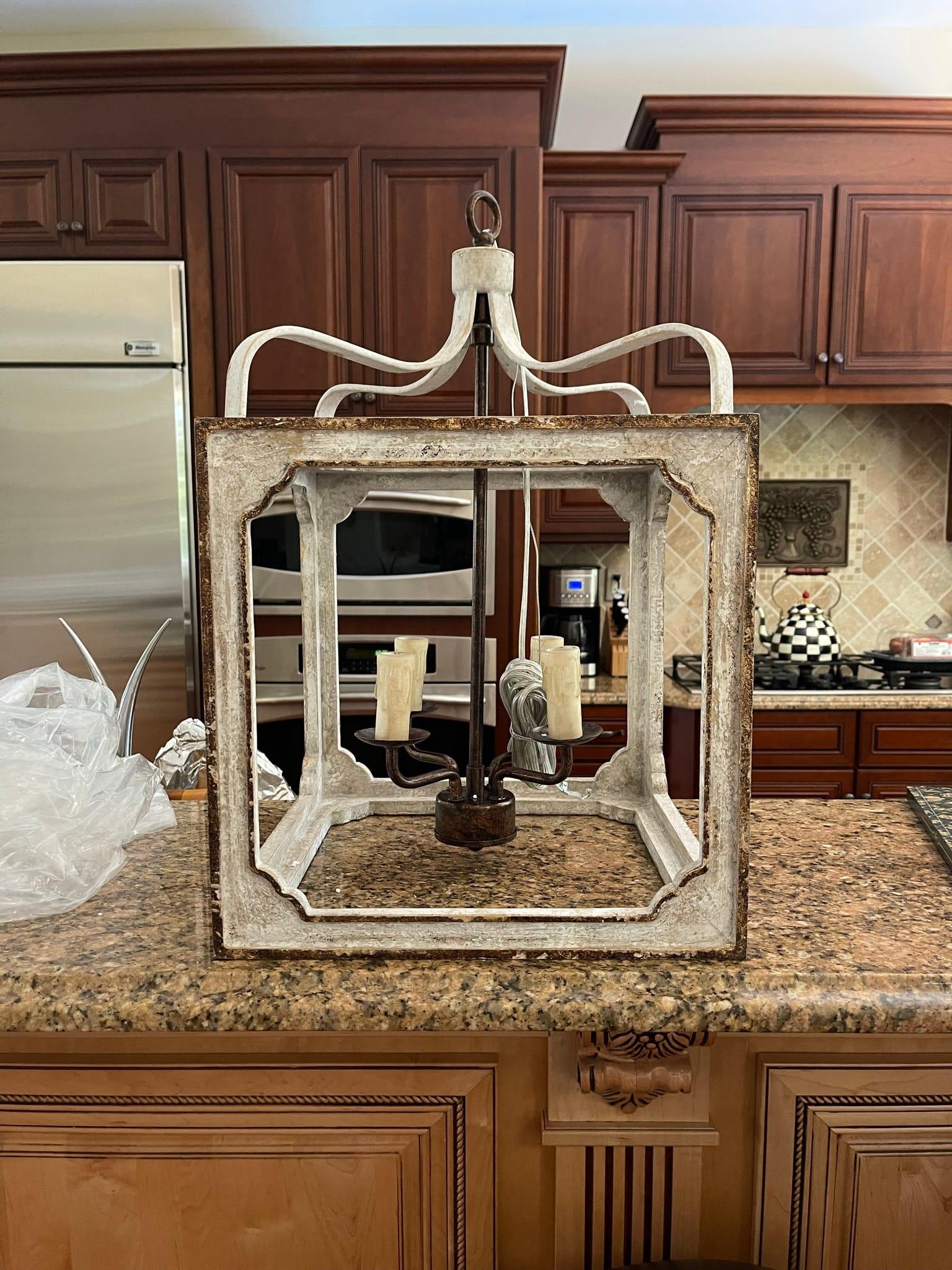 Boho Rustic Cube Chandelier - Letslighting