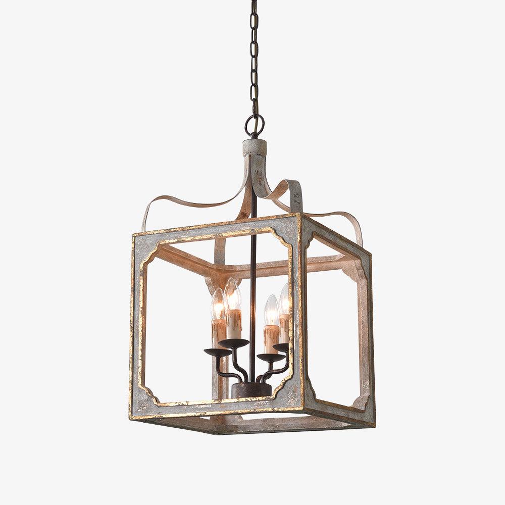 Boho Rustic Cube Chandelier - Letslighting