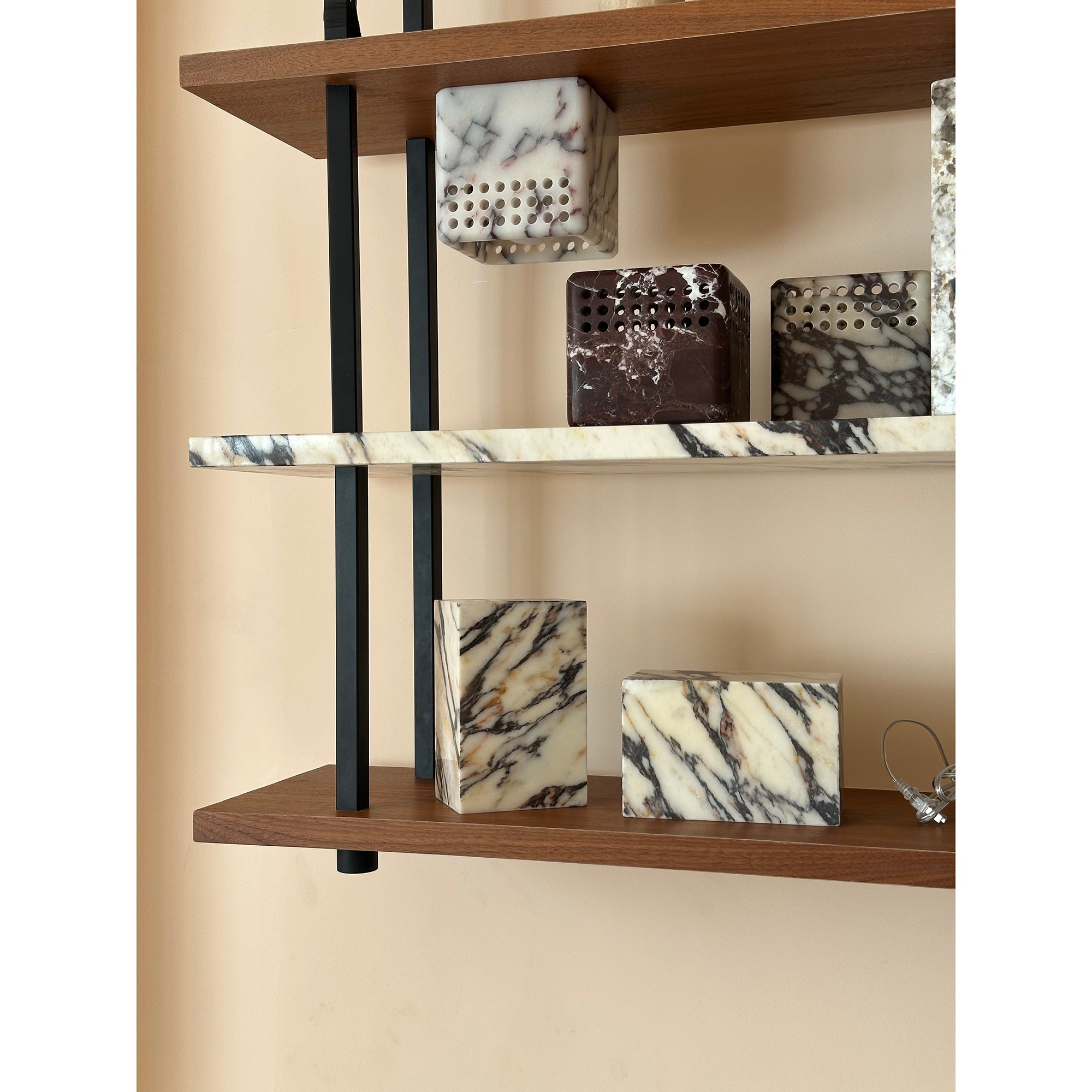 Bond Modern Minimalist Marble Ceiling Lamp - Lamp Copper