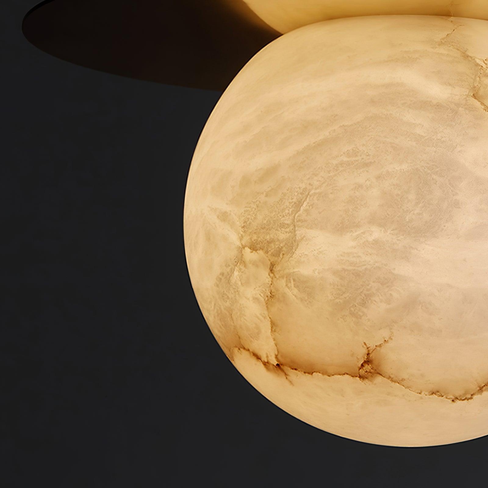 Nyvelyra Sphere Alabaster Pendant Light - Letslighting