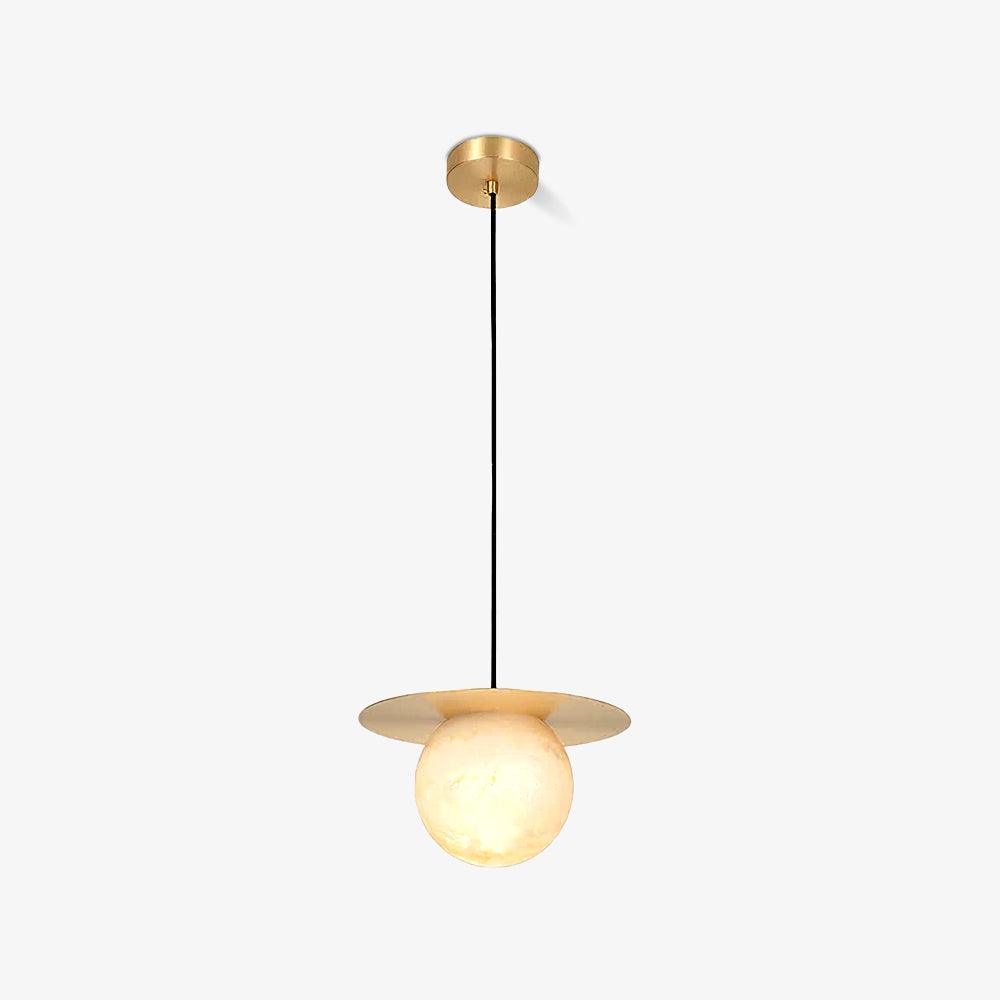 Nyvelyra Sphere Alabaster Pendant Light - Letslighting