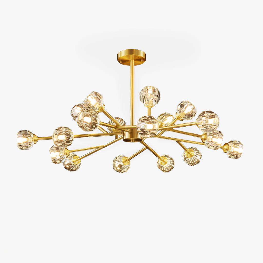 Crystal Ball Round Cluster Chandelier - Letslighting